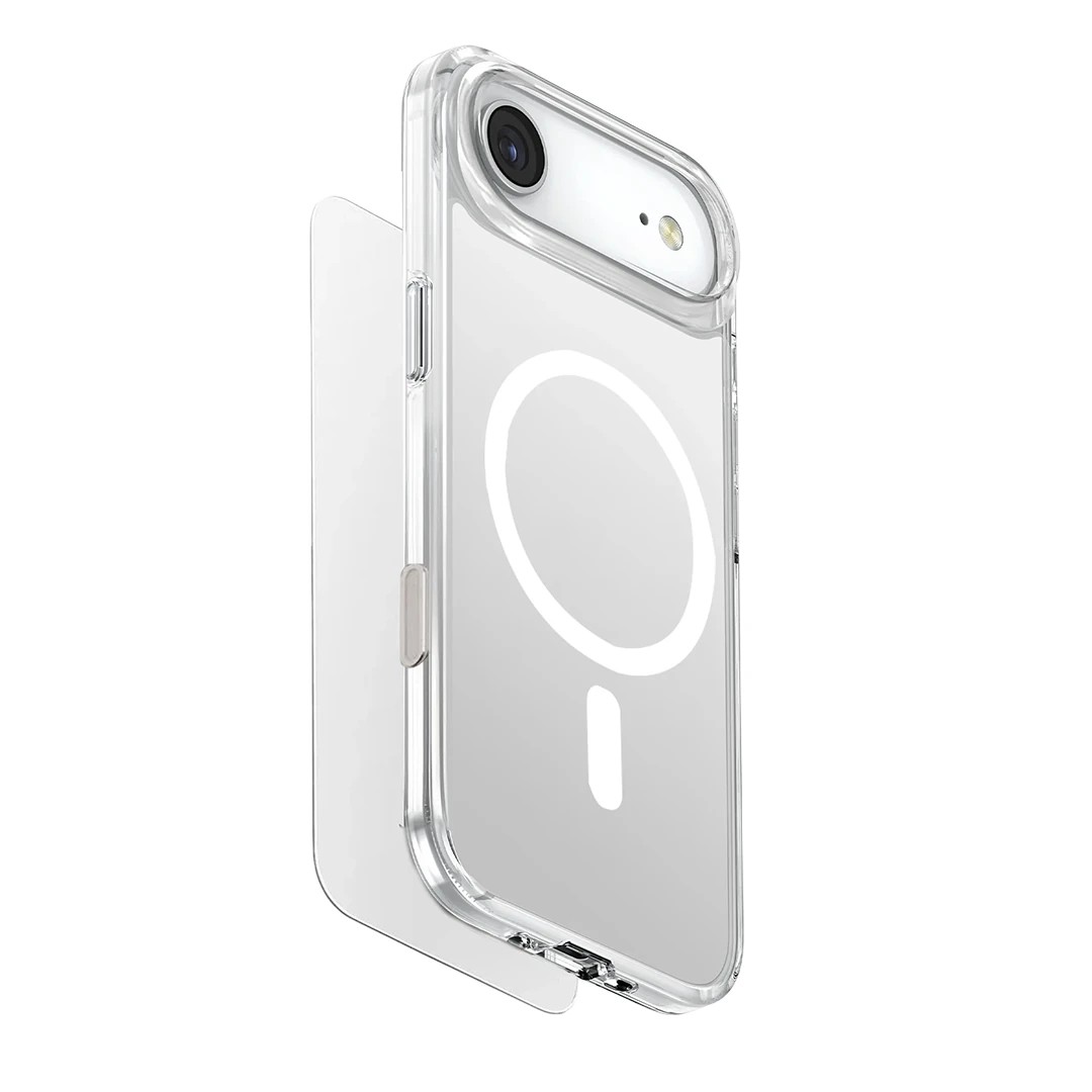 Uniq Apple iPhone 17 Air Clearvue Magsafe 3in1 Set Kapak - Şeffaf