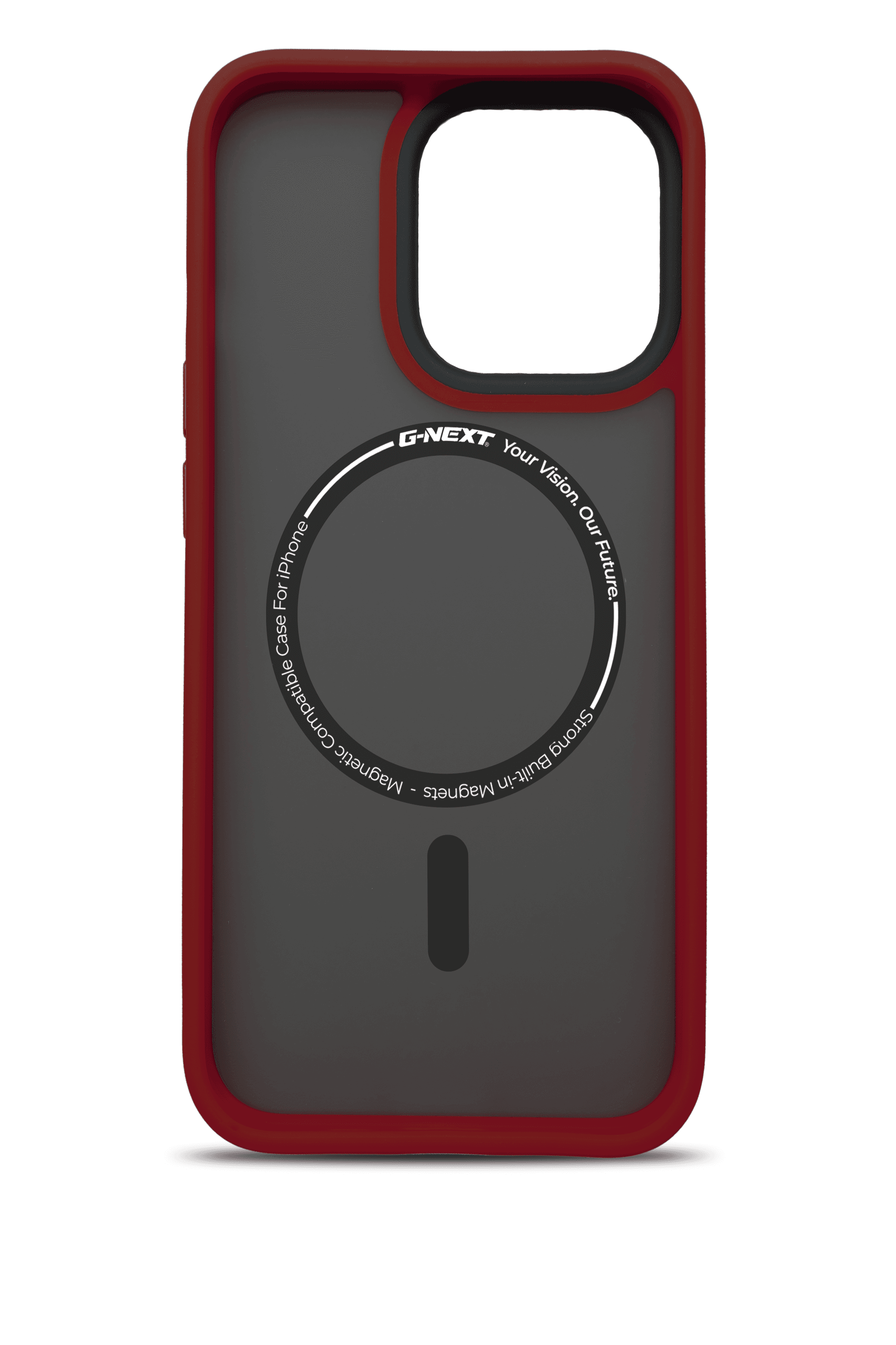 G-NEXT Apple iPhone 14 Plus Uyumlu Magsafe Şarj Özellikli BOLD Anti-Shock Kılıf - Wine