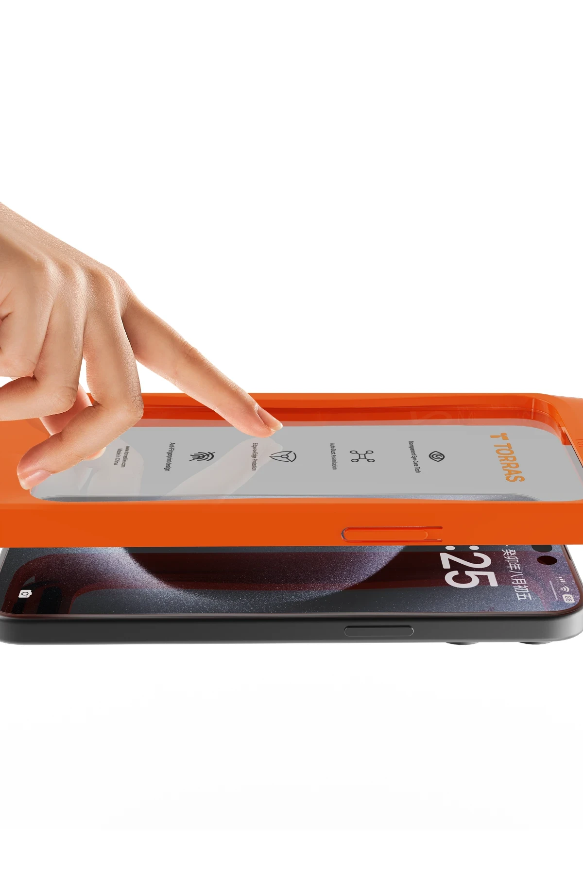 Torras Apple iPhone 16 Pro Max Install Master AutoKit HD Cam Ekran Koruyucu - Şeffaf