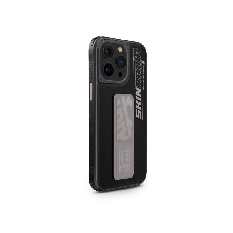 Skinarma Apple iPhone 15 Pro Max Slate Grip - Stand Gray