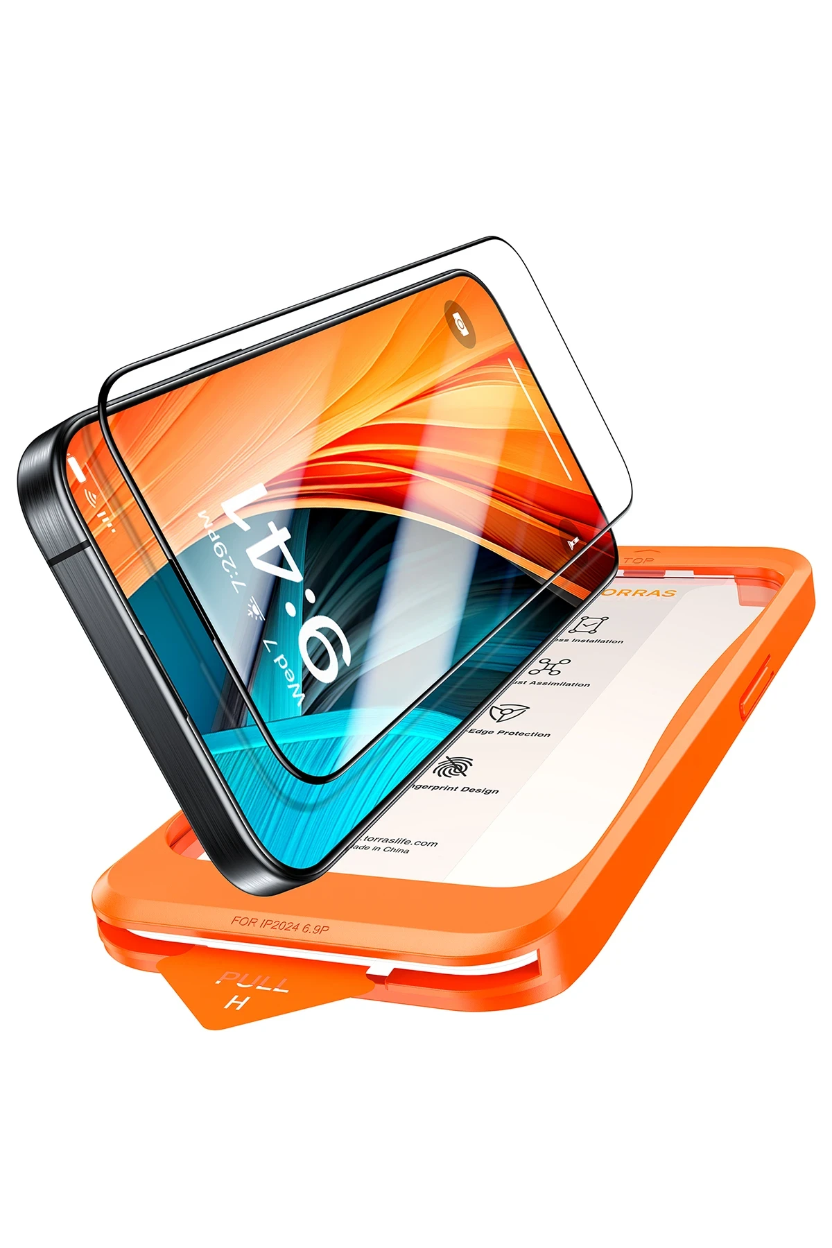 Torras Apple iPhone 16 Pro Max Install Master AutoKit HD Cam Ekran Koruyucu - Şeffaf