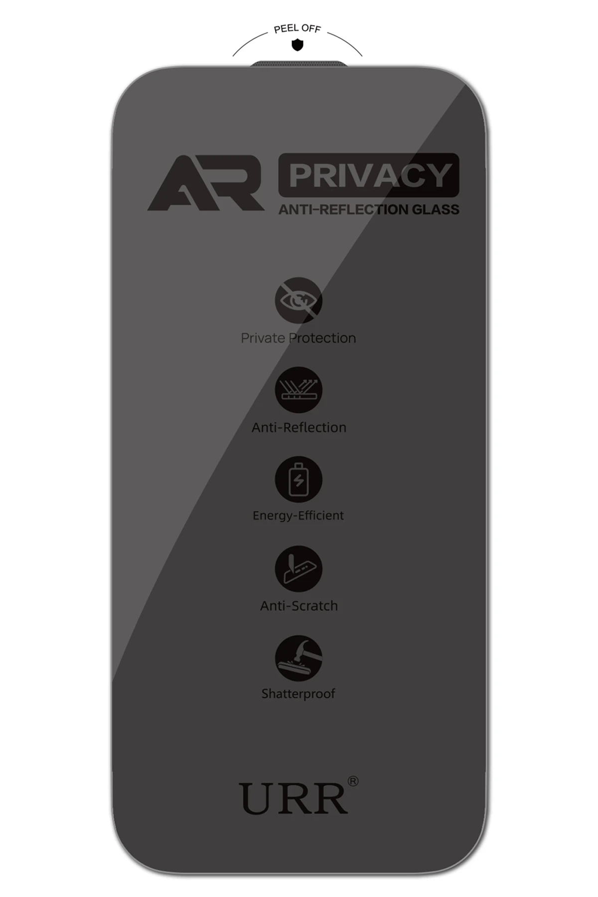 URR Apple iPhone 17 Pro Max 3D Anti Reflection AR Ultra Hayalet Cam Ekran Koruyucu