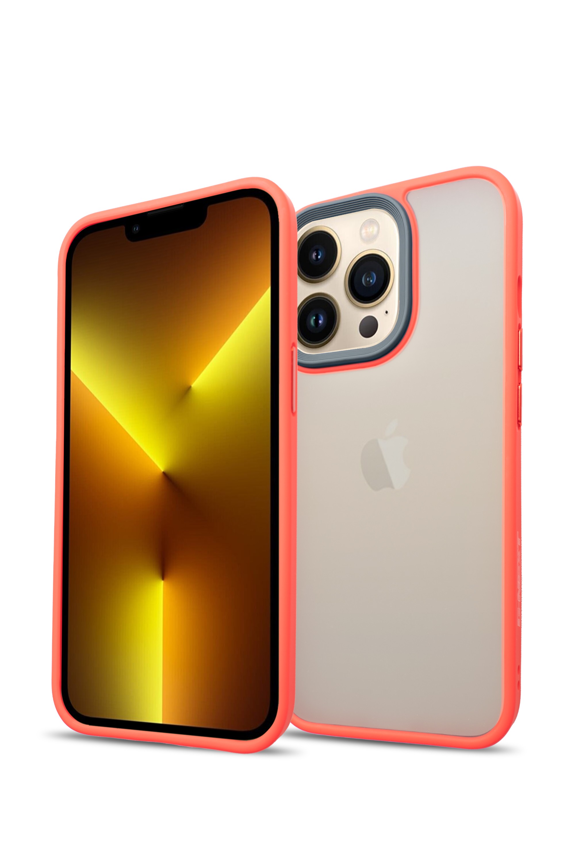 G-NEXT Apple iPhone 13 Pro Uyumlu  BOLD Anti-Shock Kılıf - Kırmızı