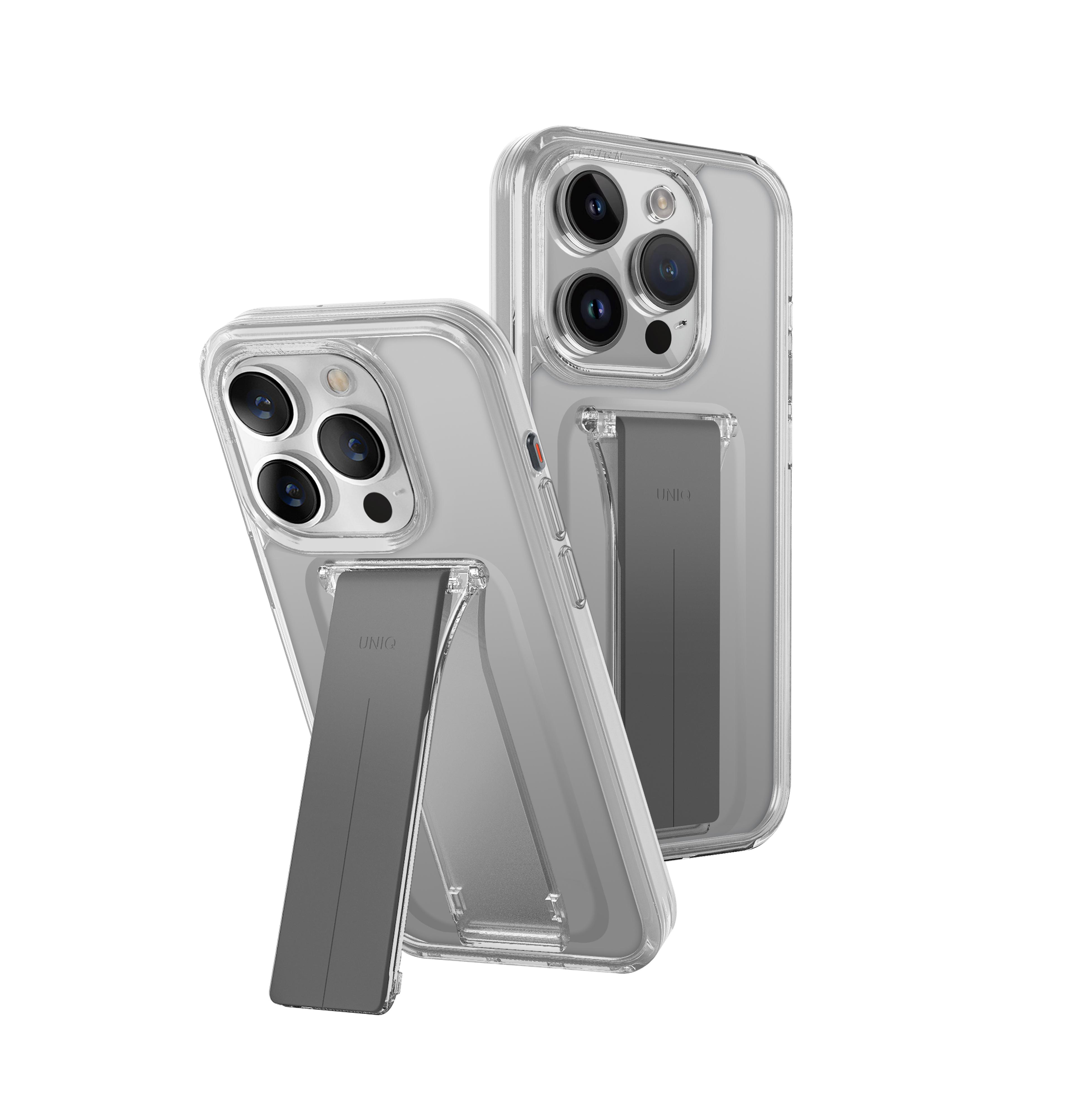 Uniq iPhone 15 Pro Max Heldro Mount Standlı Kapak - Şeffaf