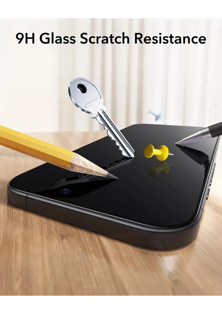 ESR Apple iPhone 17 UltraFit Classic 2 Adet Cam Ekran Koruyucu - Siyah