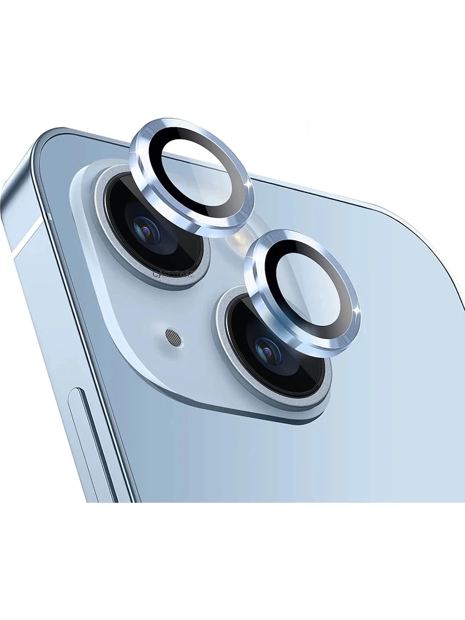 G-NEXT Apple iPhone 14 Uyumlu  Kamera Lens Koruyucu - Mavi