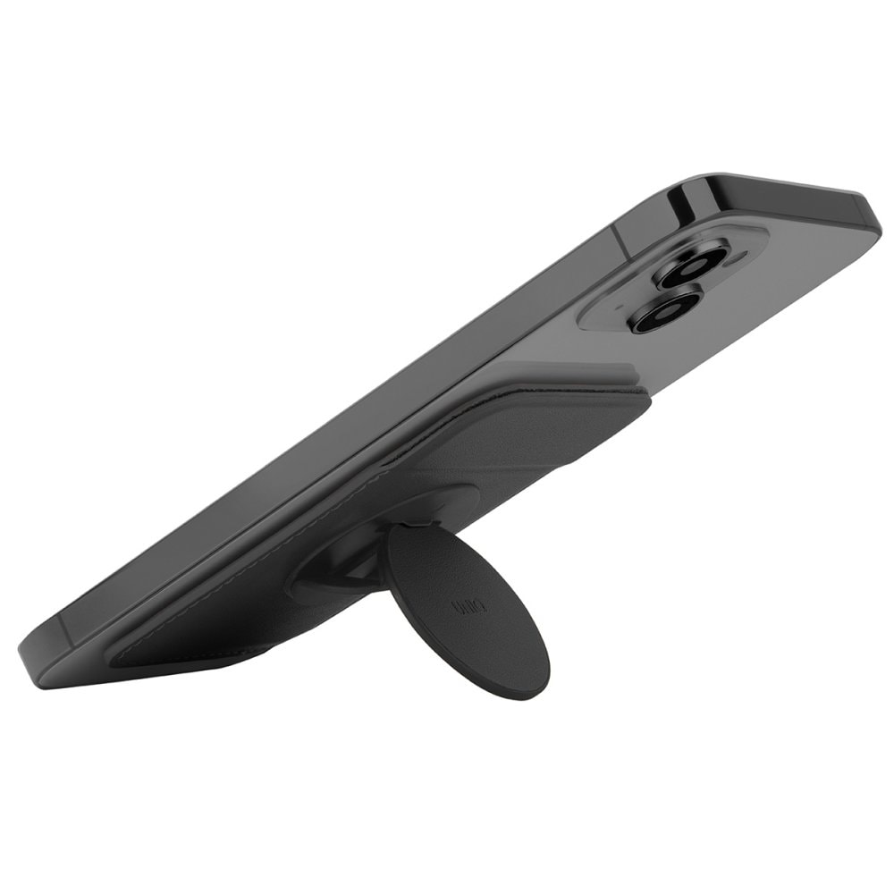 Uniq Lyden Evo Manyetik Kartlıklı Standlı Holder - Siyah