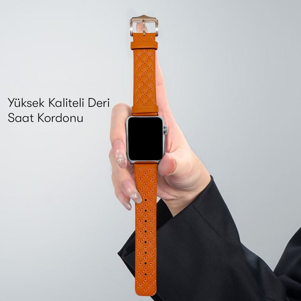 Santa Barbara Polo Racquet Club Watch 42mm Brendan Deri Kordon - Kırmızı