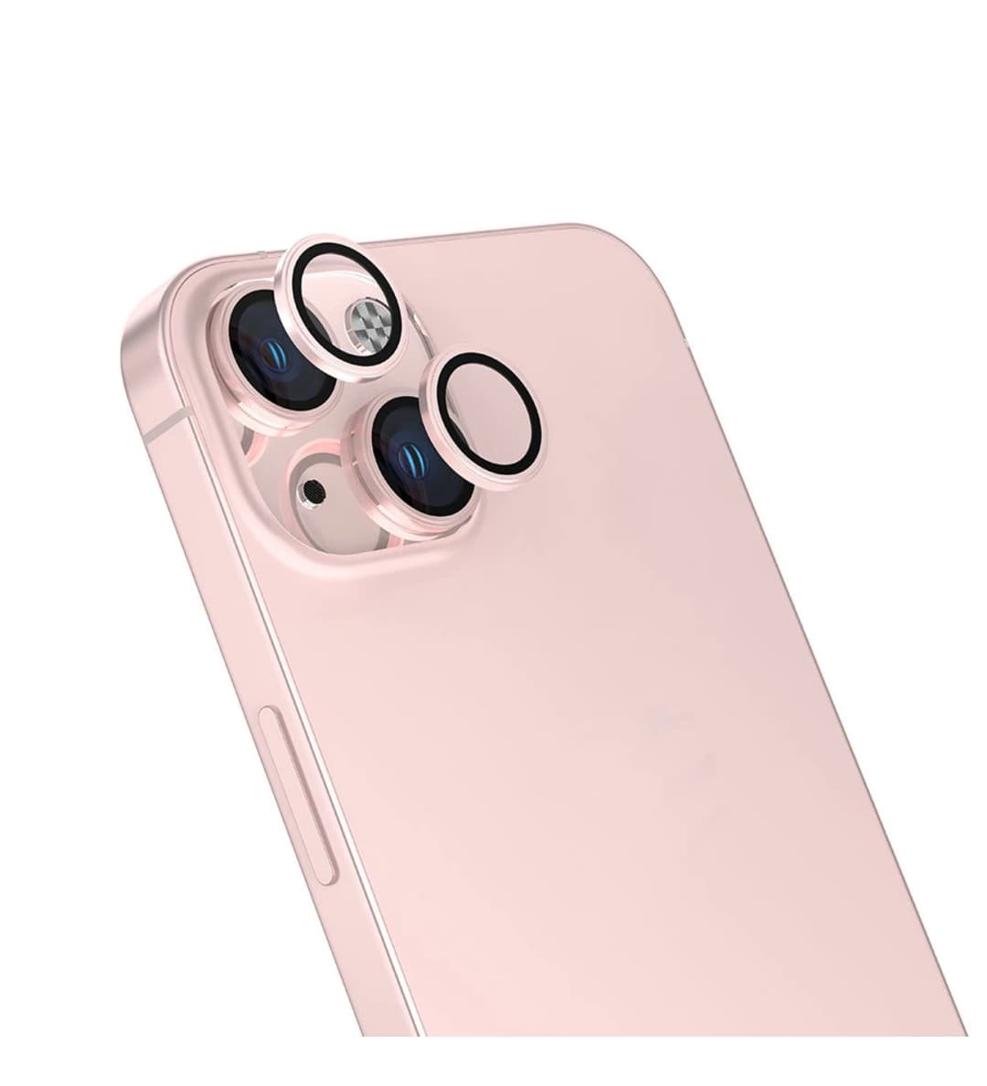 G-NEXT Apple iPhone 14 Uyumlu Kamera Lens Koruyucu Pembe