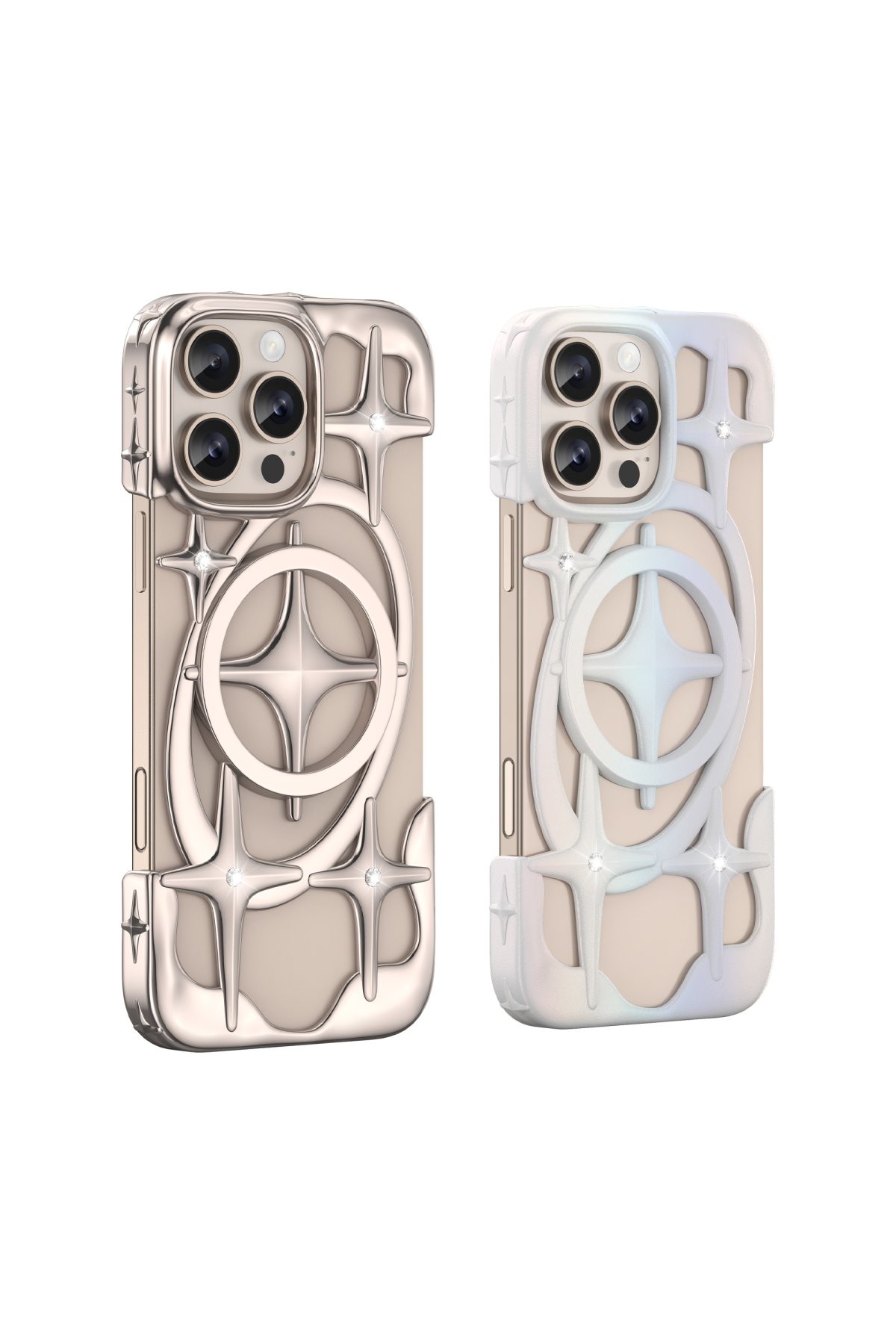 Keephone iPhone 16 Pro Stella Magsafe Kılıf - Gold