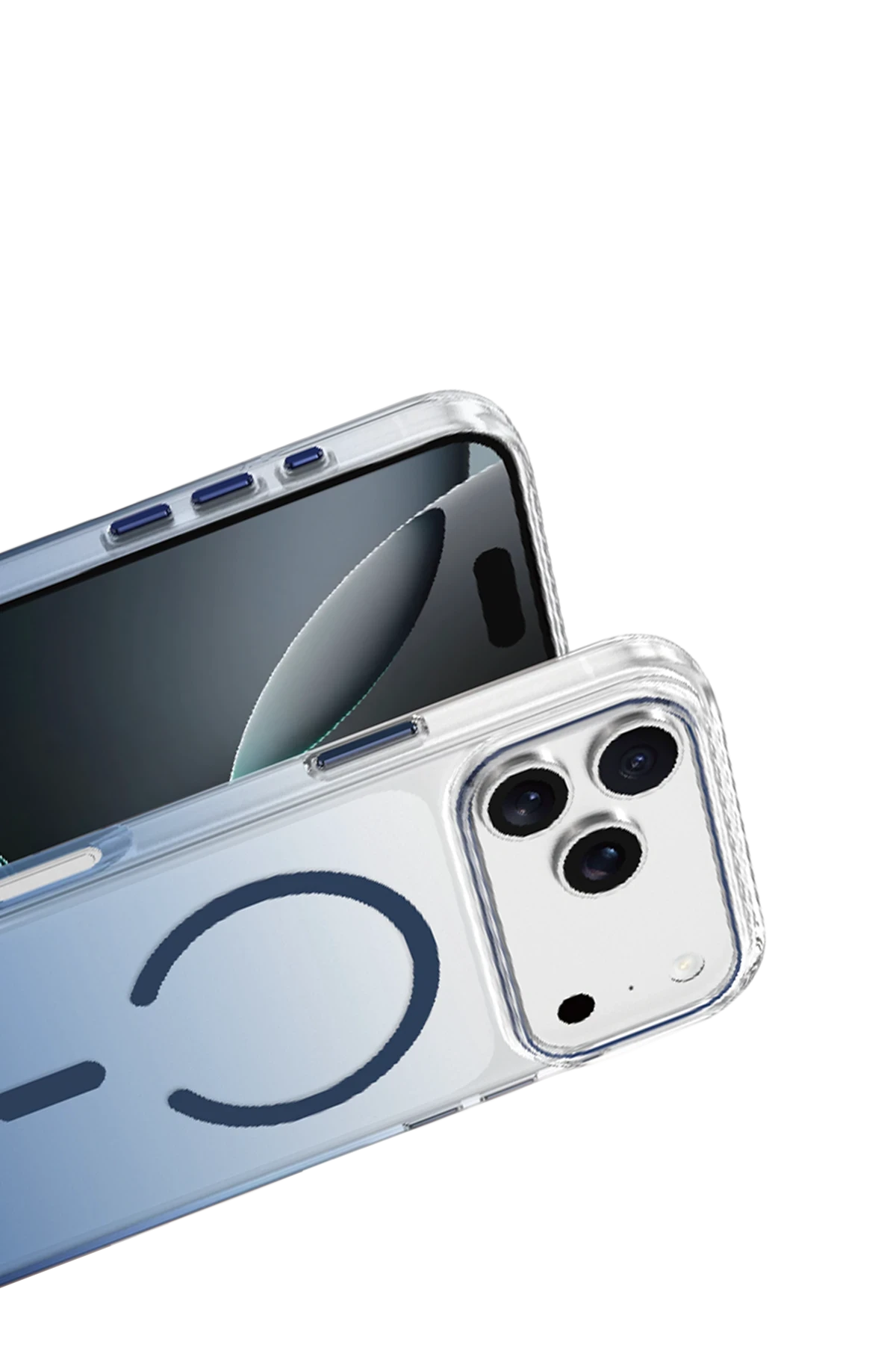 Keephone Apple iPhone 17 Pro Aurora Pro Magsafe Kılıf - Lacivert