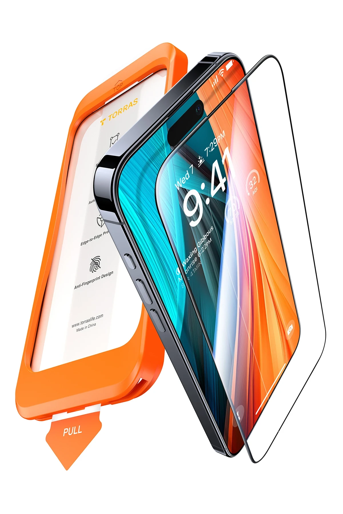 Torras Apple iPhone 16 Pro Max Install Master AutoKit HD Cam Ekran Koruyucu - Şeffaf