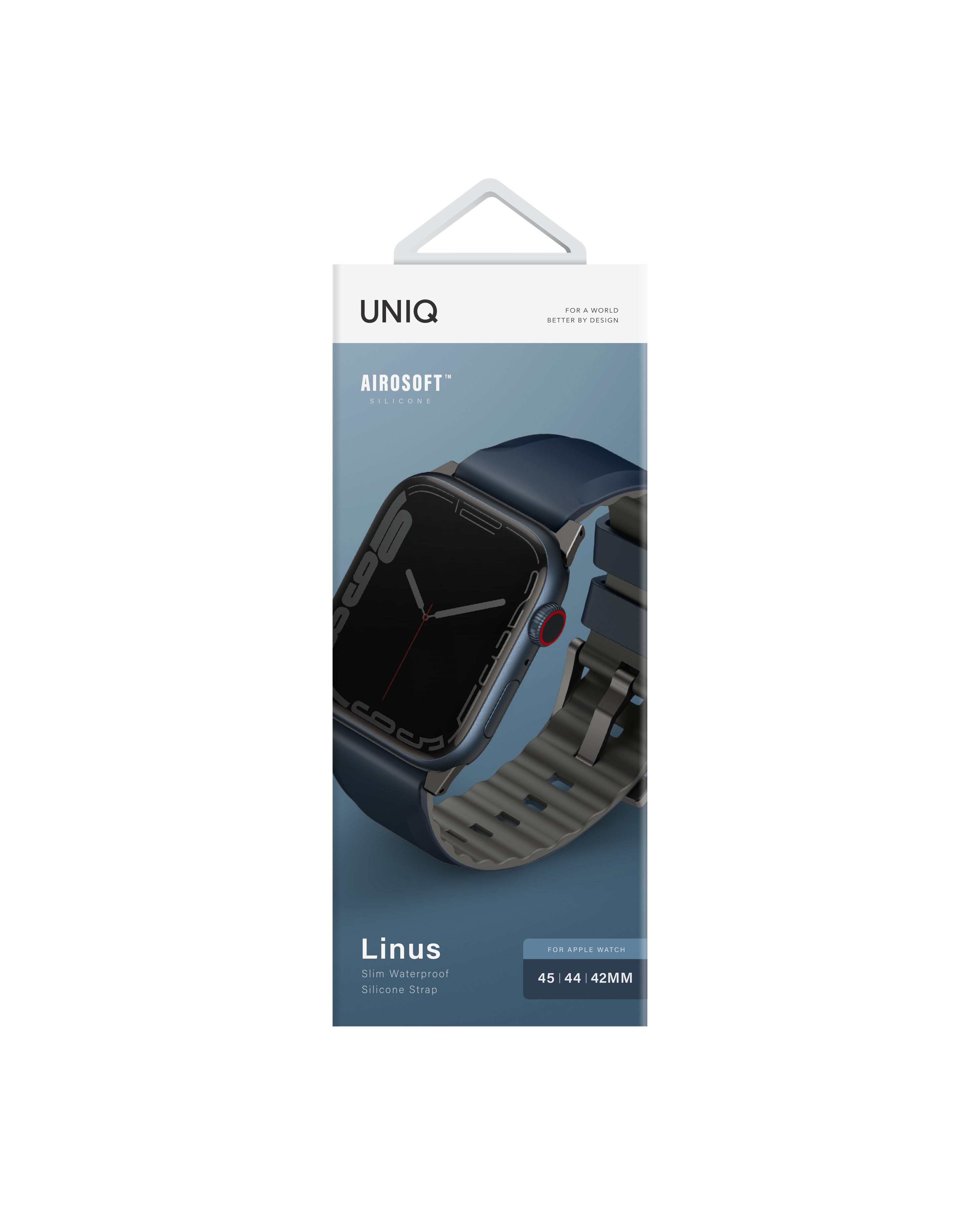 Uniq Watch Ultra 49mm Linus Airosoft Silikon Kılıf - Mavi