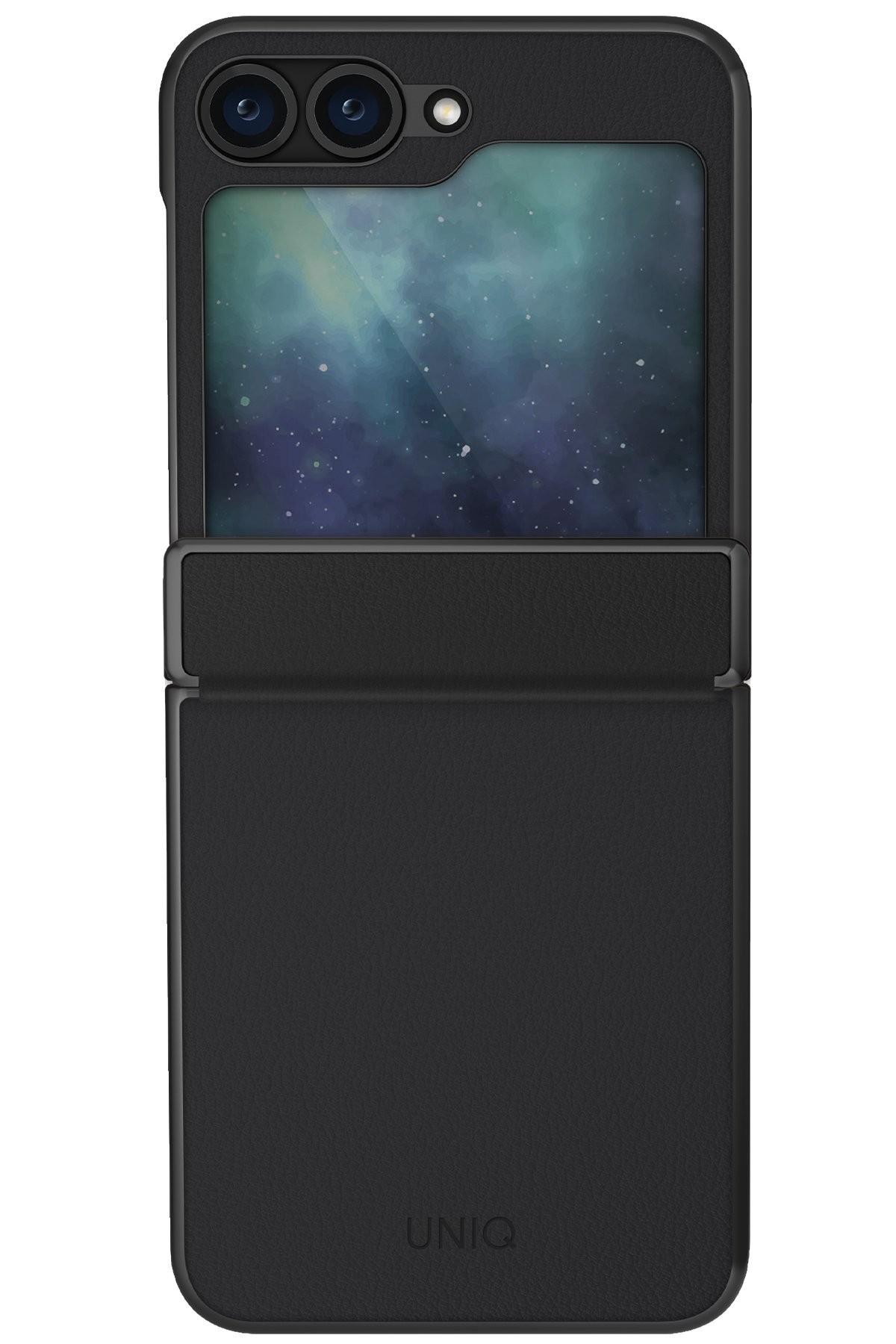 Unıq Ora Premıum Laether Case Flip 6 - Black