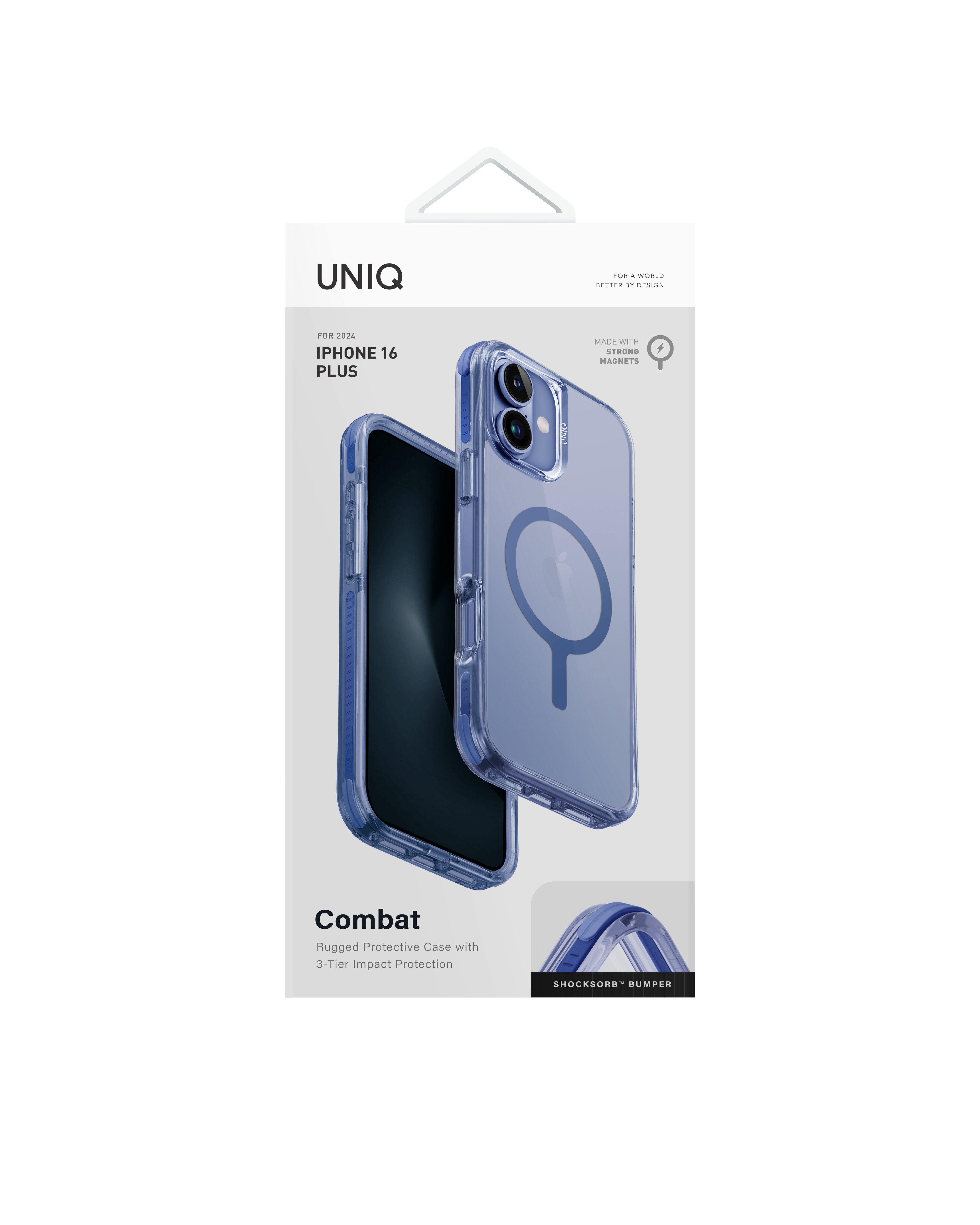 Unıq Combat Magsafe Kapak 16 Plus - Blue