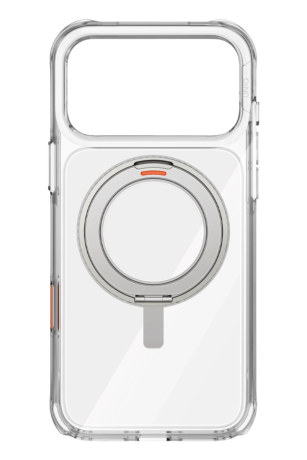 Uniq Apple iPhone 17 Pro Swivix Rotating Kickstand Kapak - Şeffaf