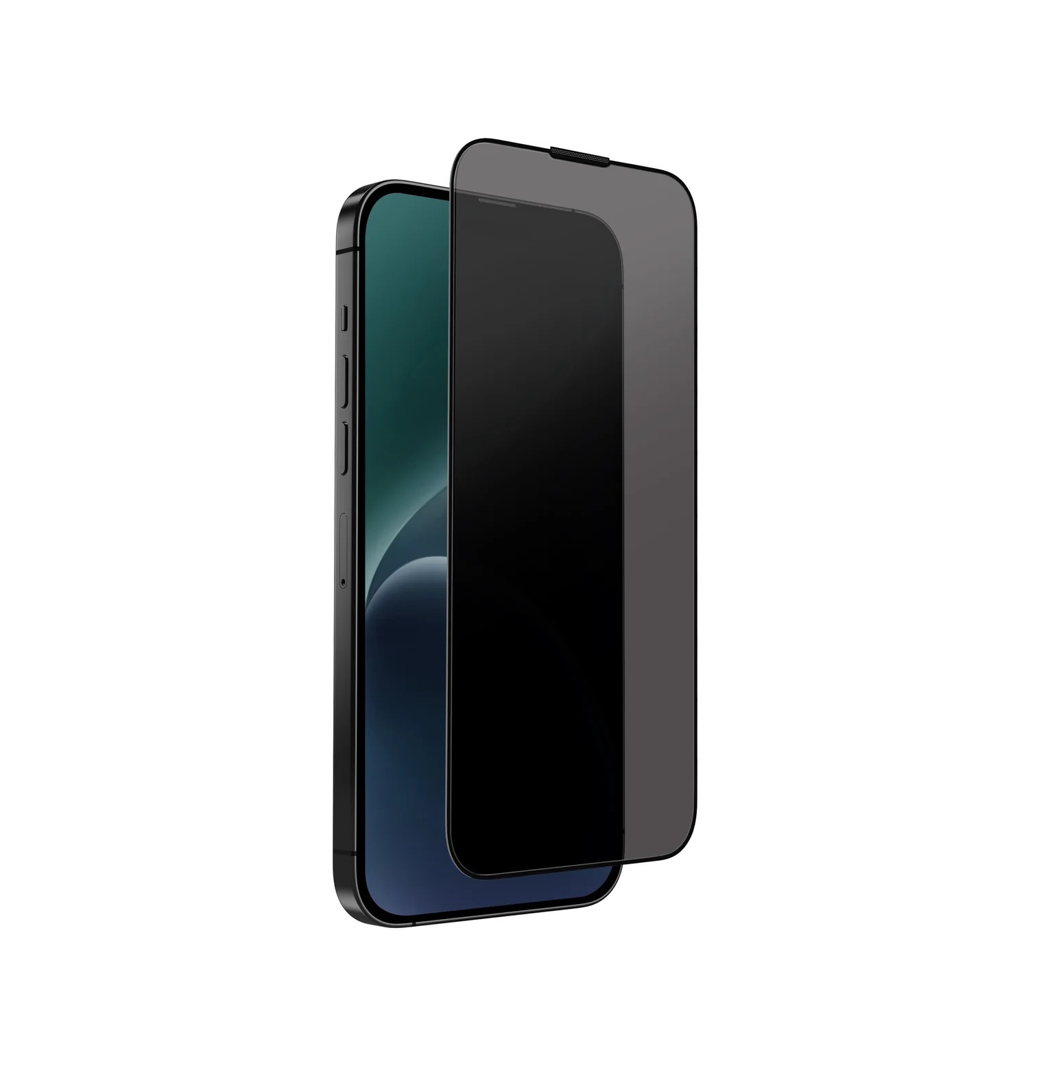 Uniq Apple iPhone 17 Air Optix Hayalet Cam Ekran Koruyucu - Siyah
