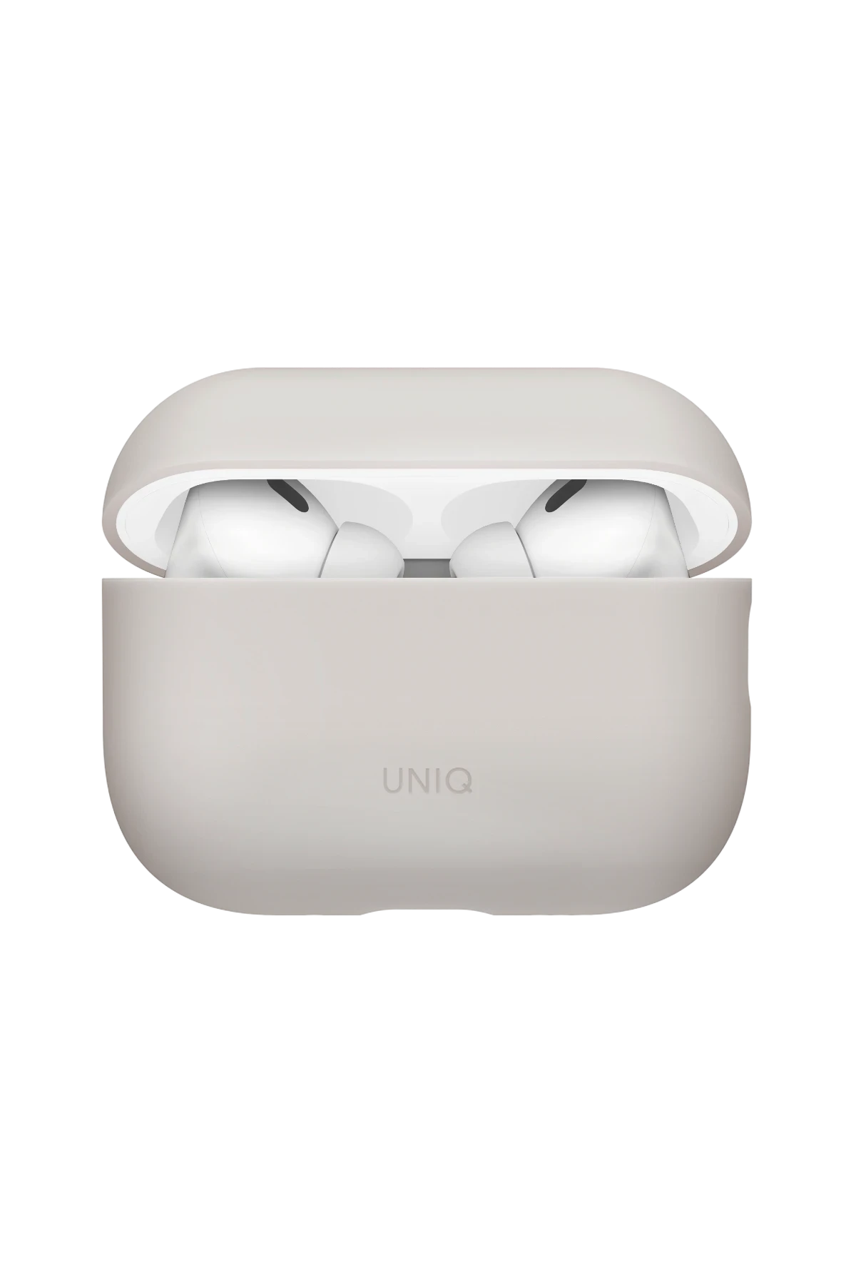 Uniq Airpods Pro 3 (3.nesil) Lino Silikon Kılıf - Bej
