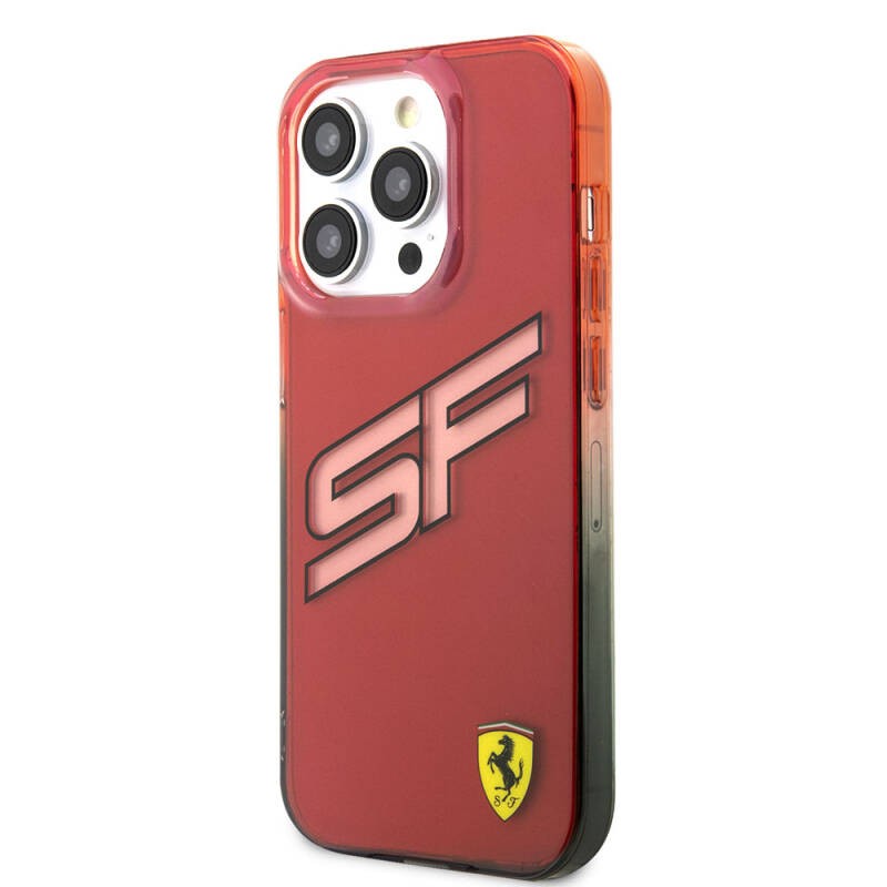 FERRARİ HC INITIALS TRANSPARENT RED iPhone 15 PRO FEHCP15LUINK