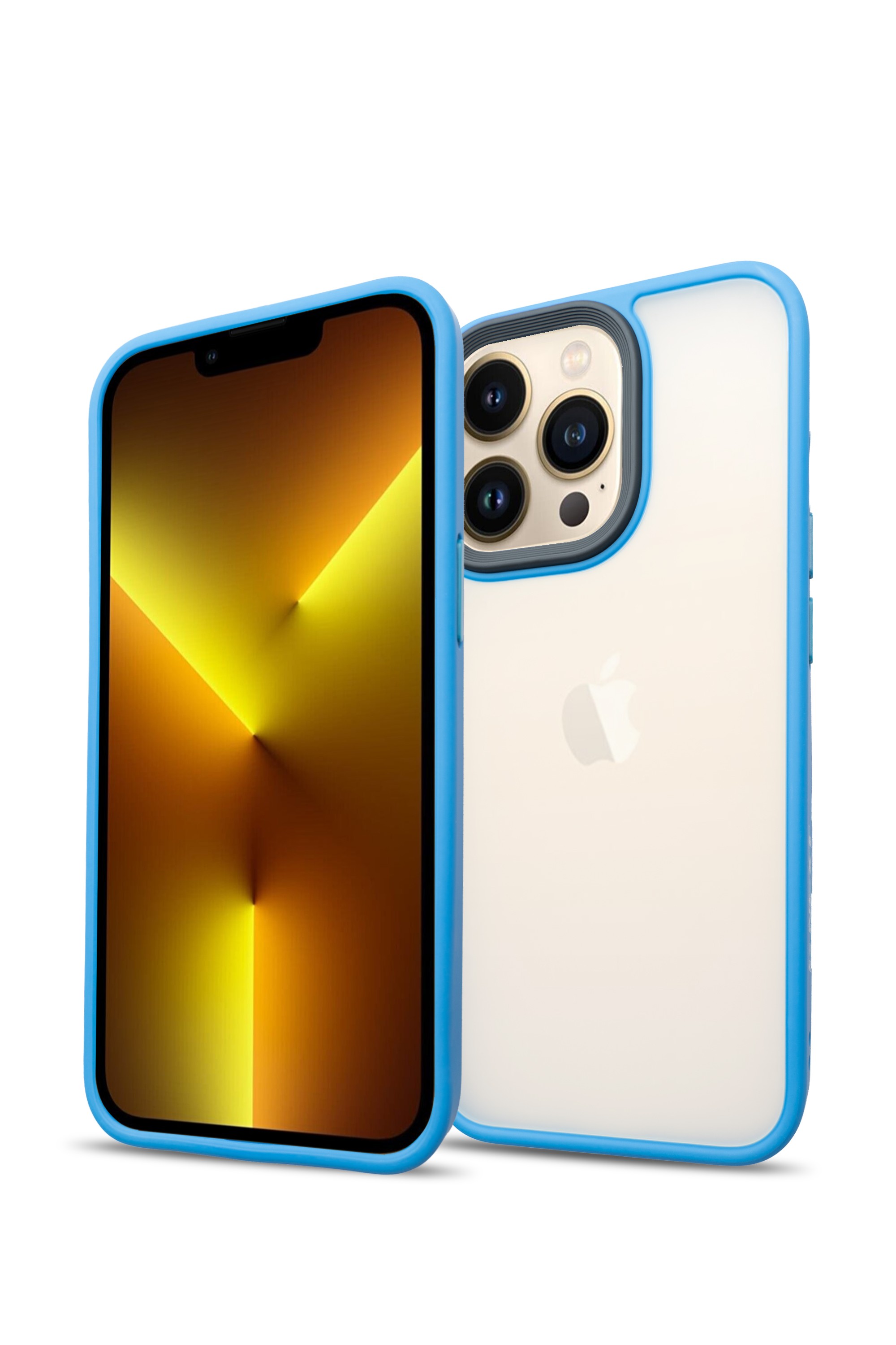 G-NEXT Apple iPhone 13 Pro Uyumlu  BOLD Anti-Shock Kılıf - Mavi