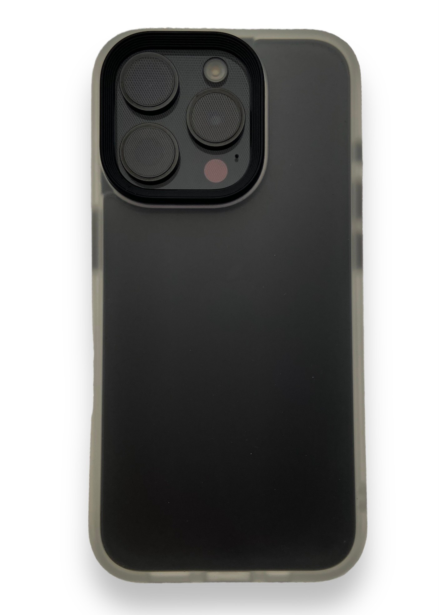 G-NEXT Apple iPhone 15 Pro Max Uyumlu BOLD Anti-Shock Kılıf - Buzlu Şeffaf