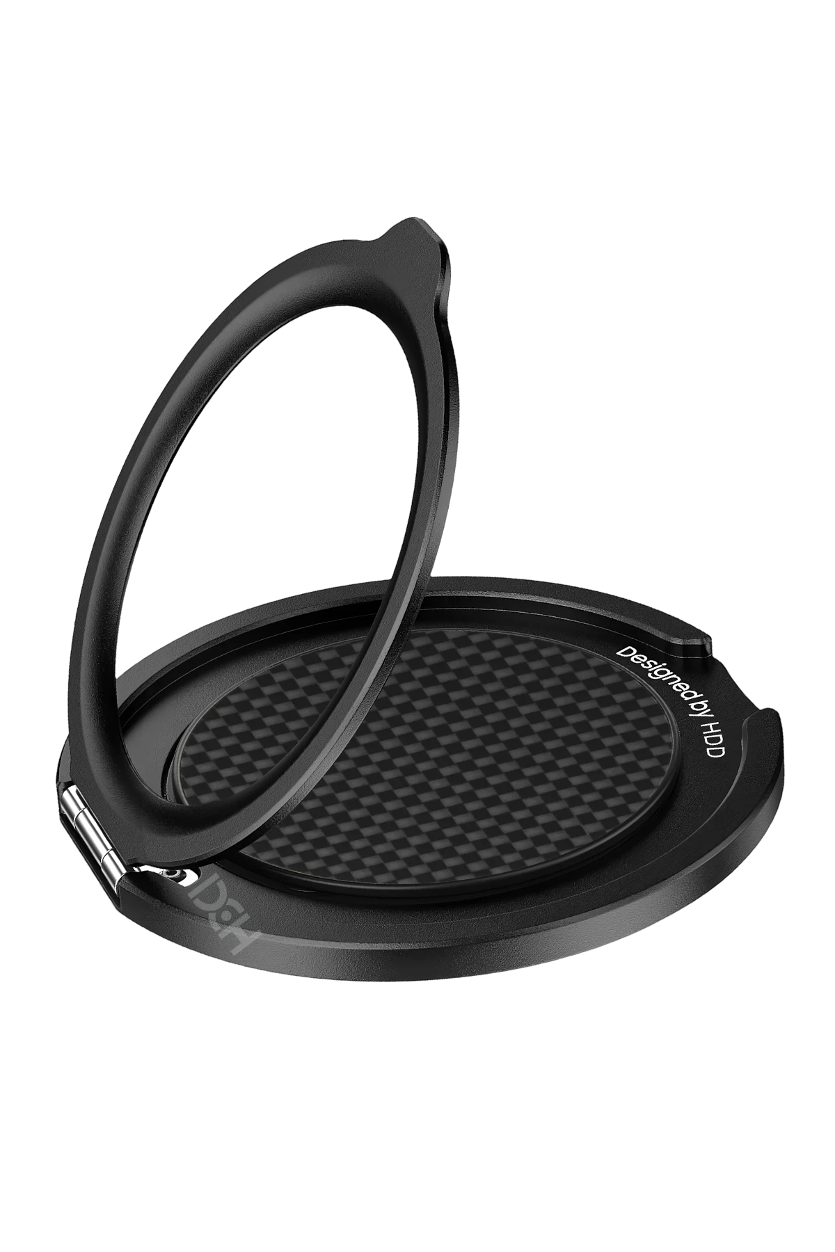 HDD HS-024 Siwa 360 Manyetik Magsafe Kickstand Yüzük - Siyah