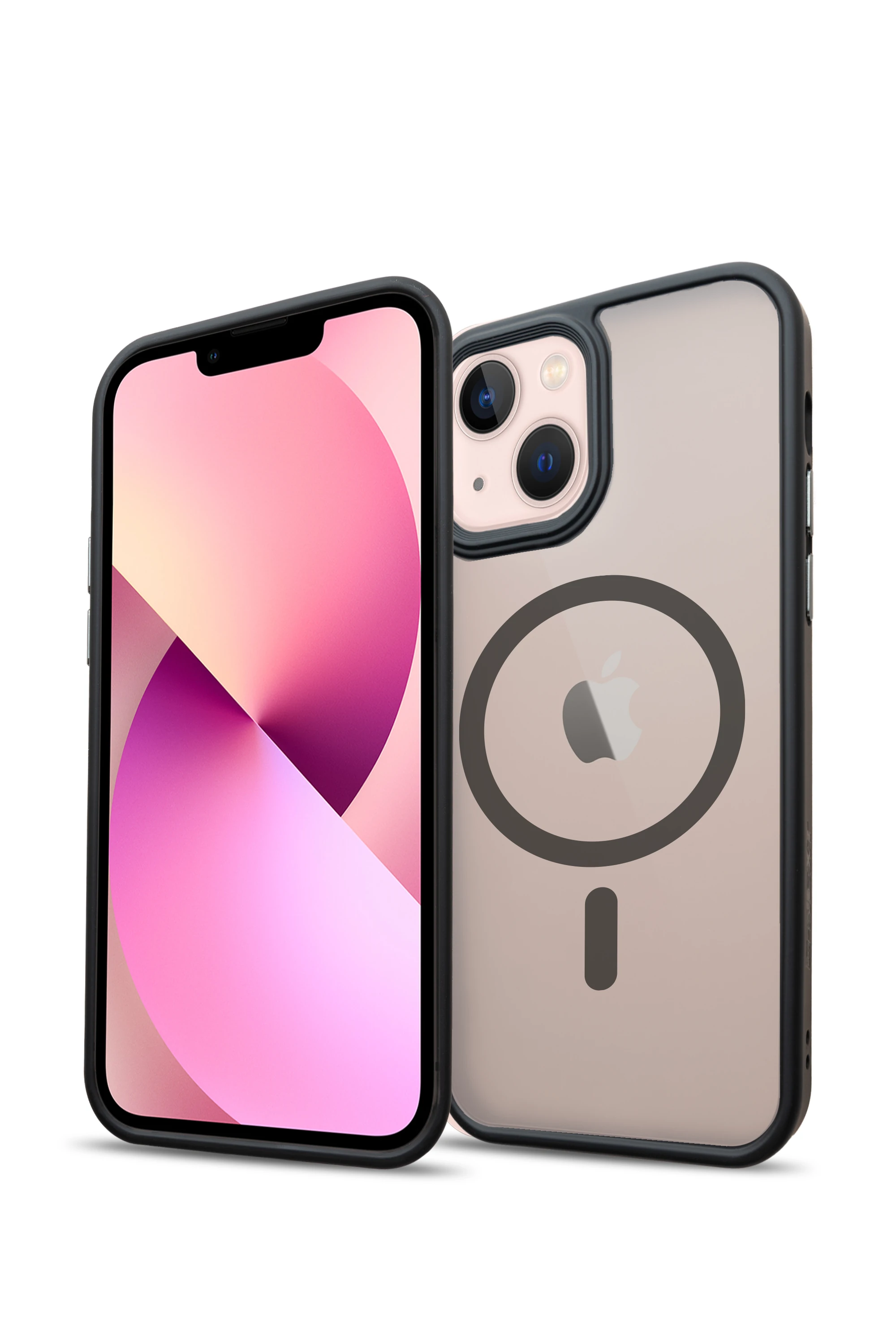 G-NEXT Apple iPhone 13 Uyumlu Magsafe Şarj Özellikli BOLD Anti-Shock Kılıf - Siyah