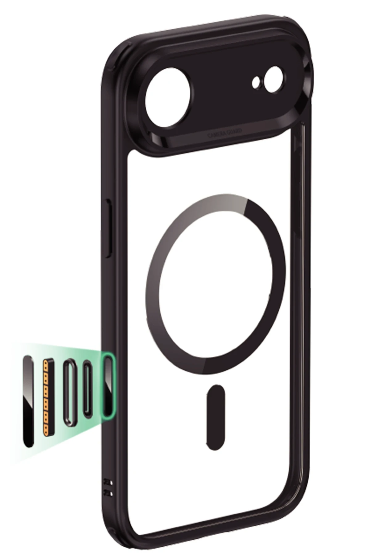 ESR Apple iPhone 17 Air Classic Hybrid Magsafe Kapak - Siyah