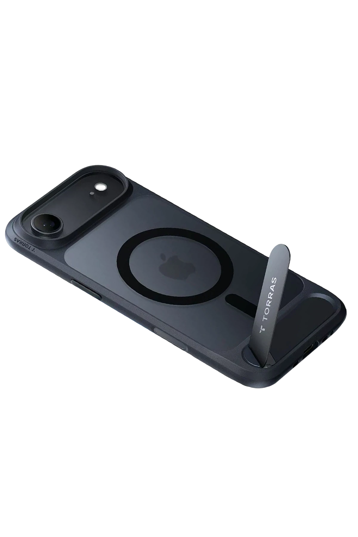 Torras Apple iPhone 17 Air P Stand Serisi Magsafe Kılıf - Siyah