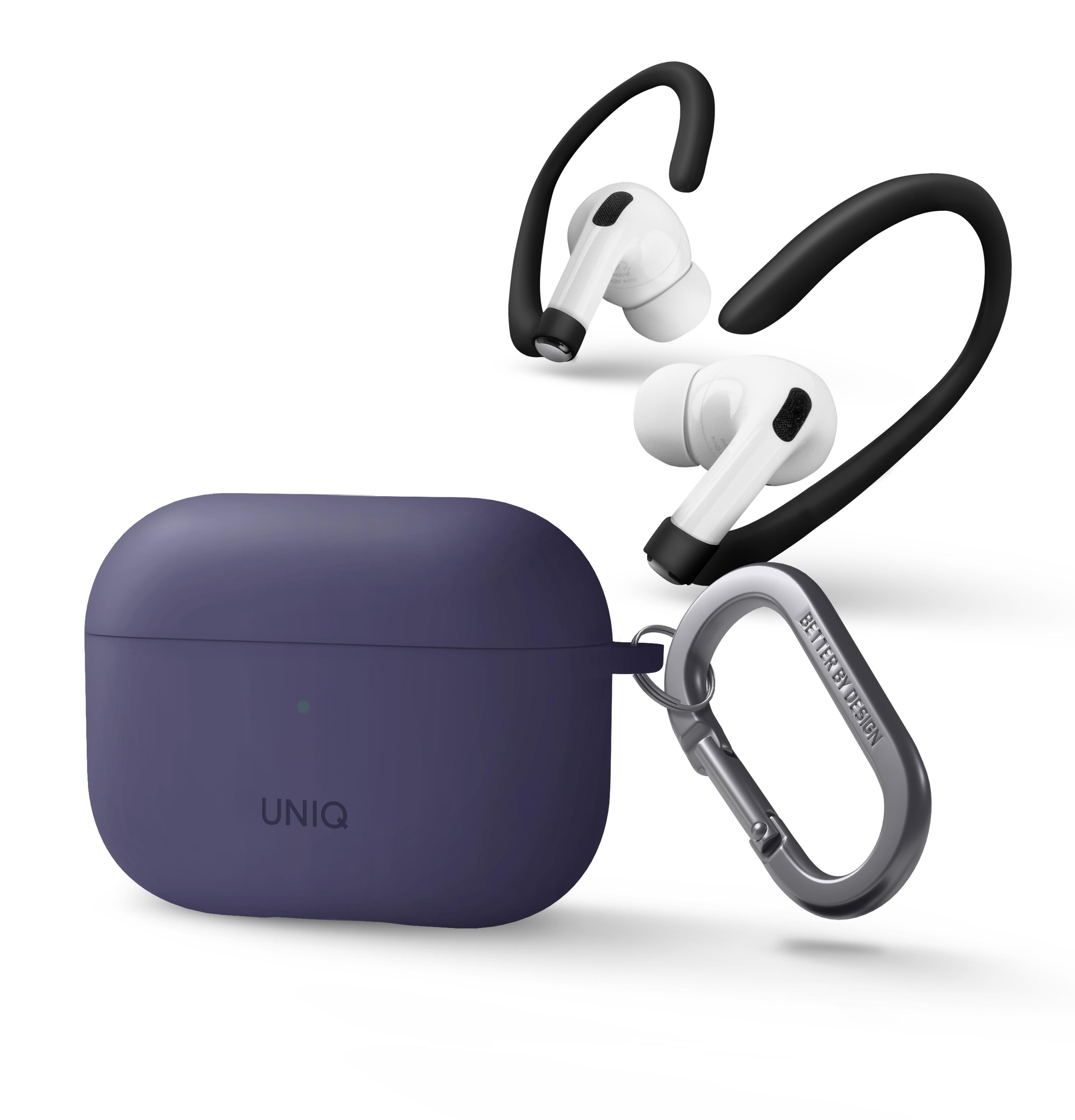 Uniq Airpods Pro 2 (2.nesil) Nexo Silikon Kılıf - Mor