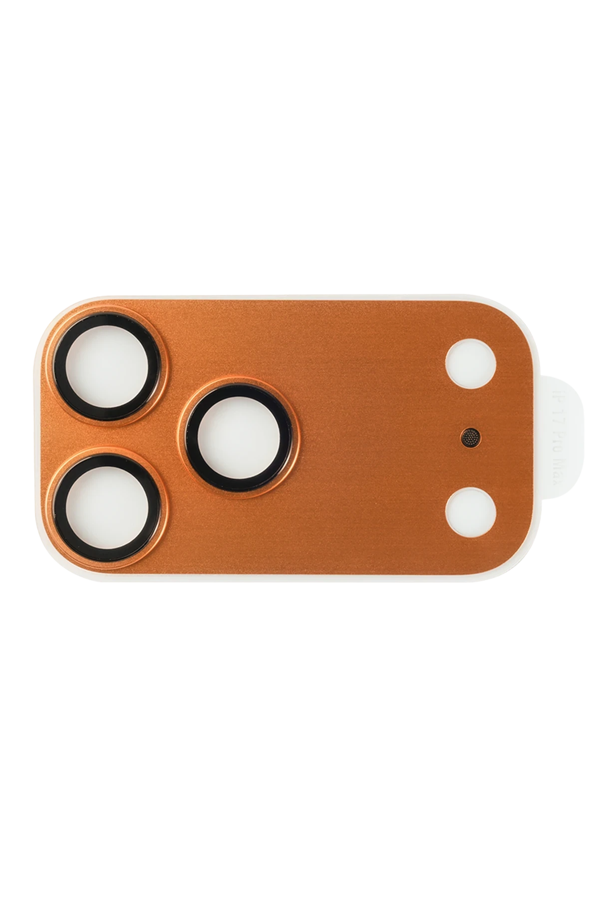 URR Apple iPhone 17 Pro Max Fans Series Full Alloy Kamera Lens Koruyucu - Turuncu