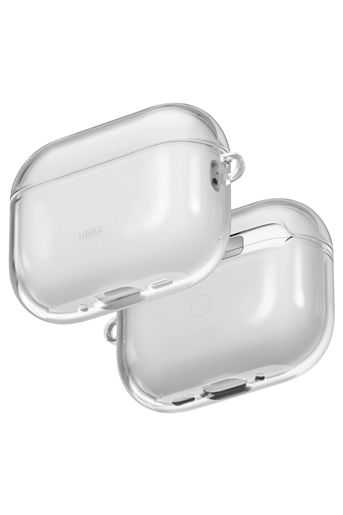 Uniq Airpods Pro 3 (3.nesil) Glase Silikon Kılıf - Şeffaf
