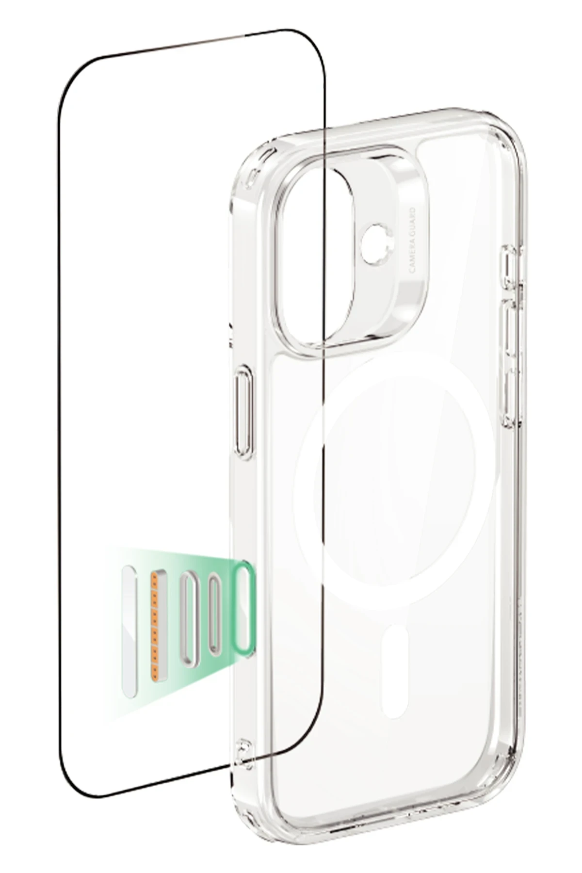 ESR Apple iPhone 17 Classic Hybrid Magsafe Kapak + Cam Hediyeli Set - Şeffaf