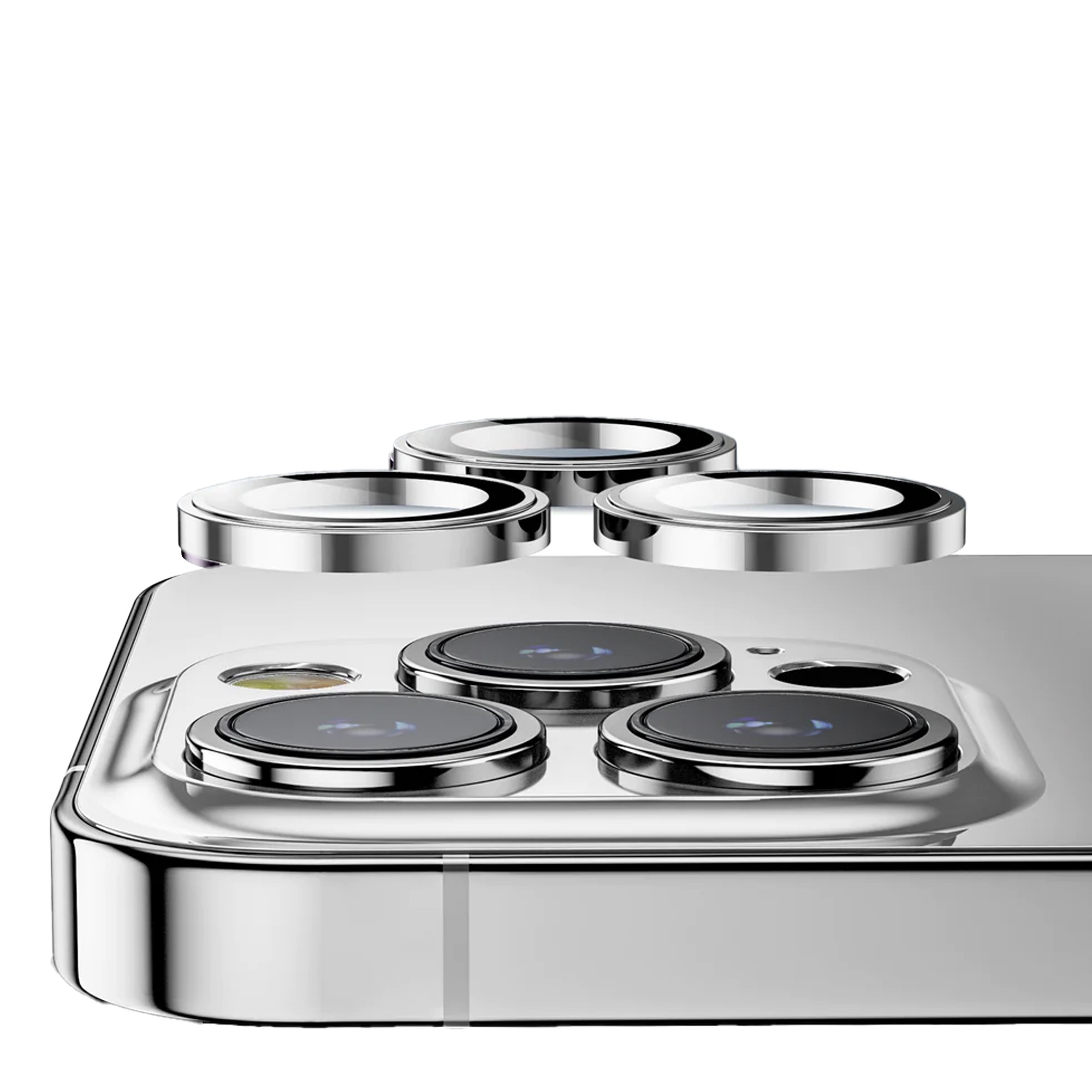 G-Next Apple iPhone 12 Pro Max Uyumlu Kamera Lens Koruyucu - Silver