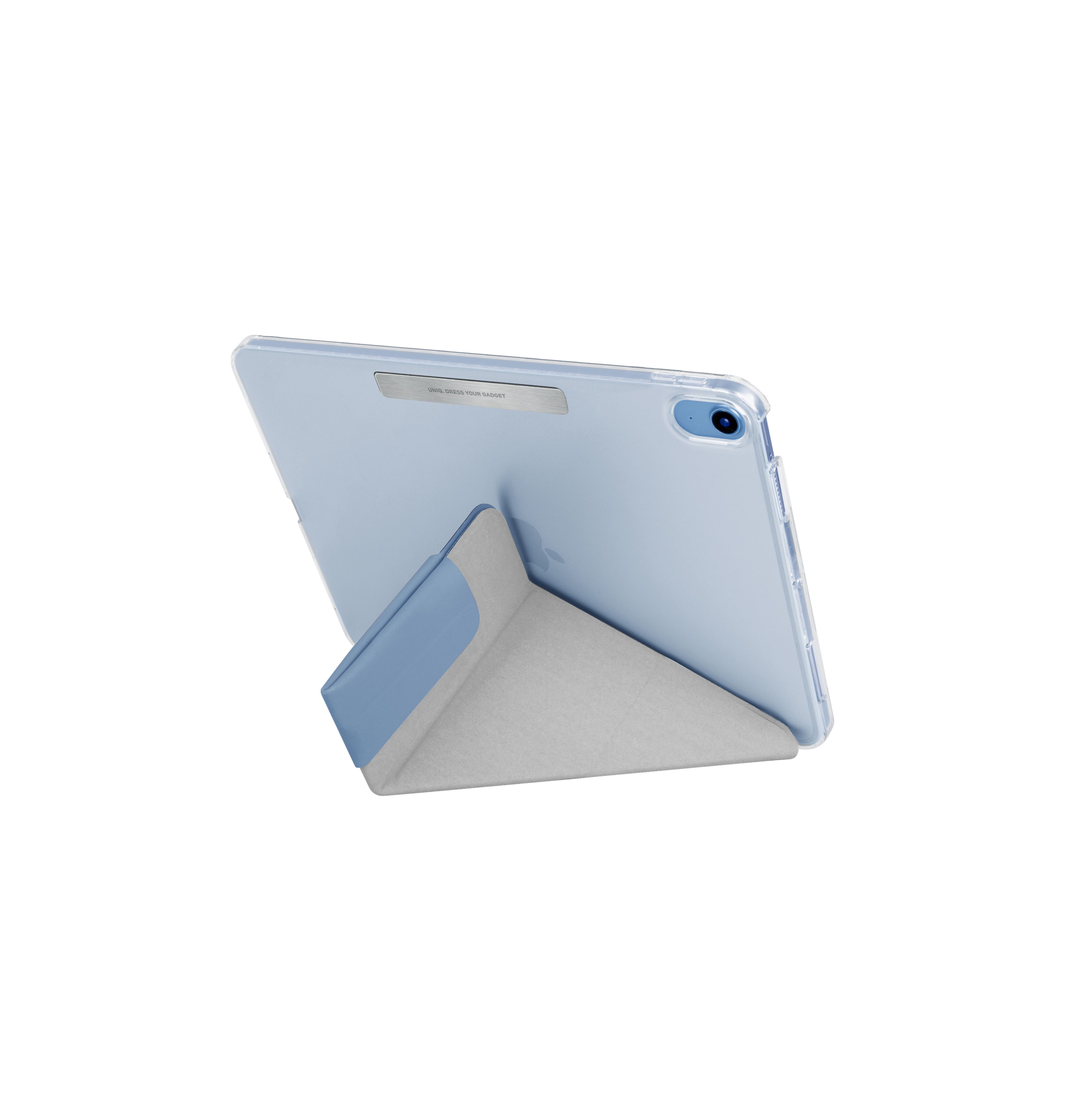 Uniq iPad 2022 10.9 (10.nesil) Camden Katlanabilir Tablet Kapak - Açık Mavi