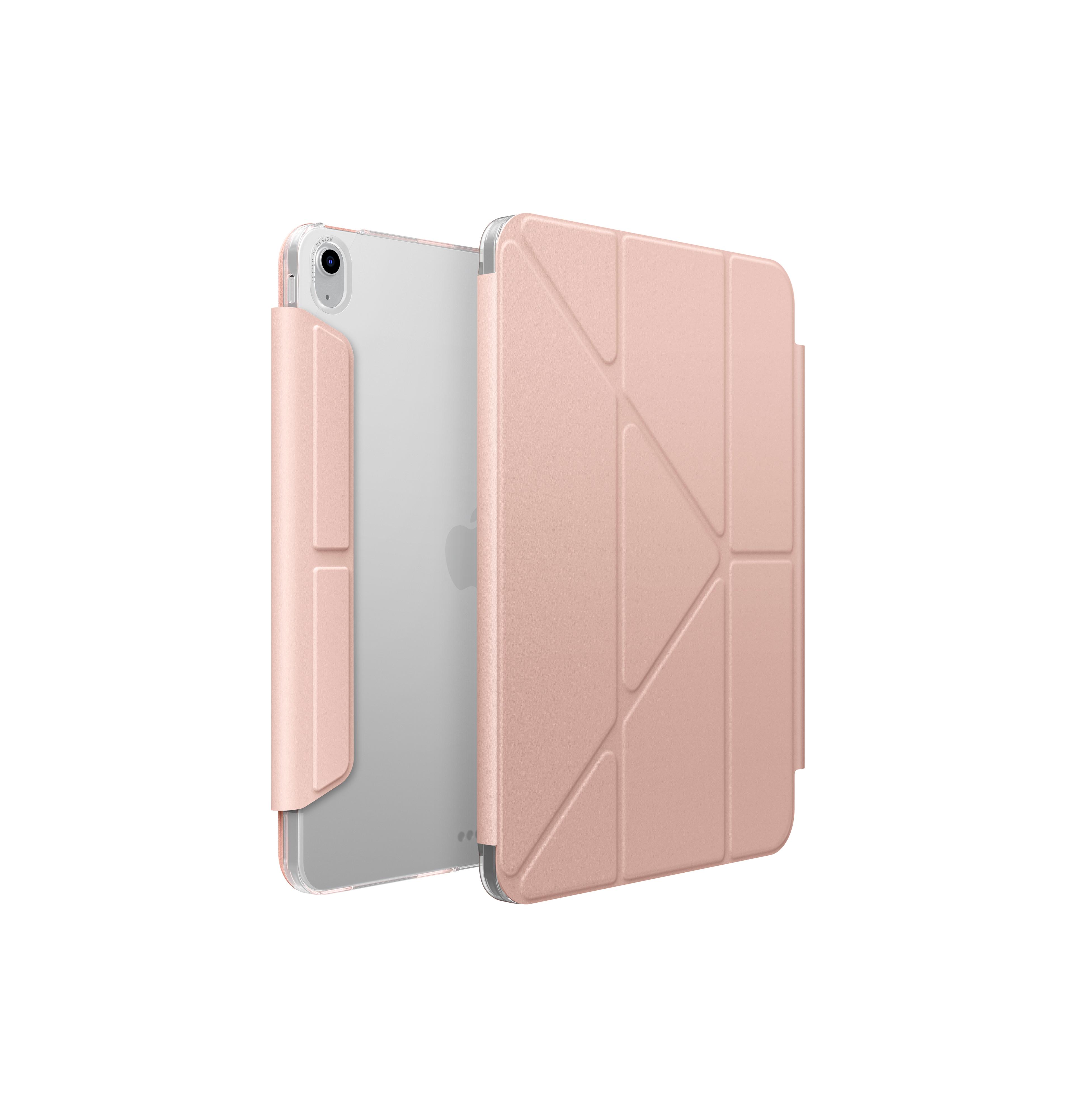 Uniq iPad Air 13 (2024) Camden Katlanabilir Tablet Kapak - Pembe