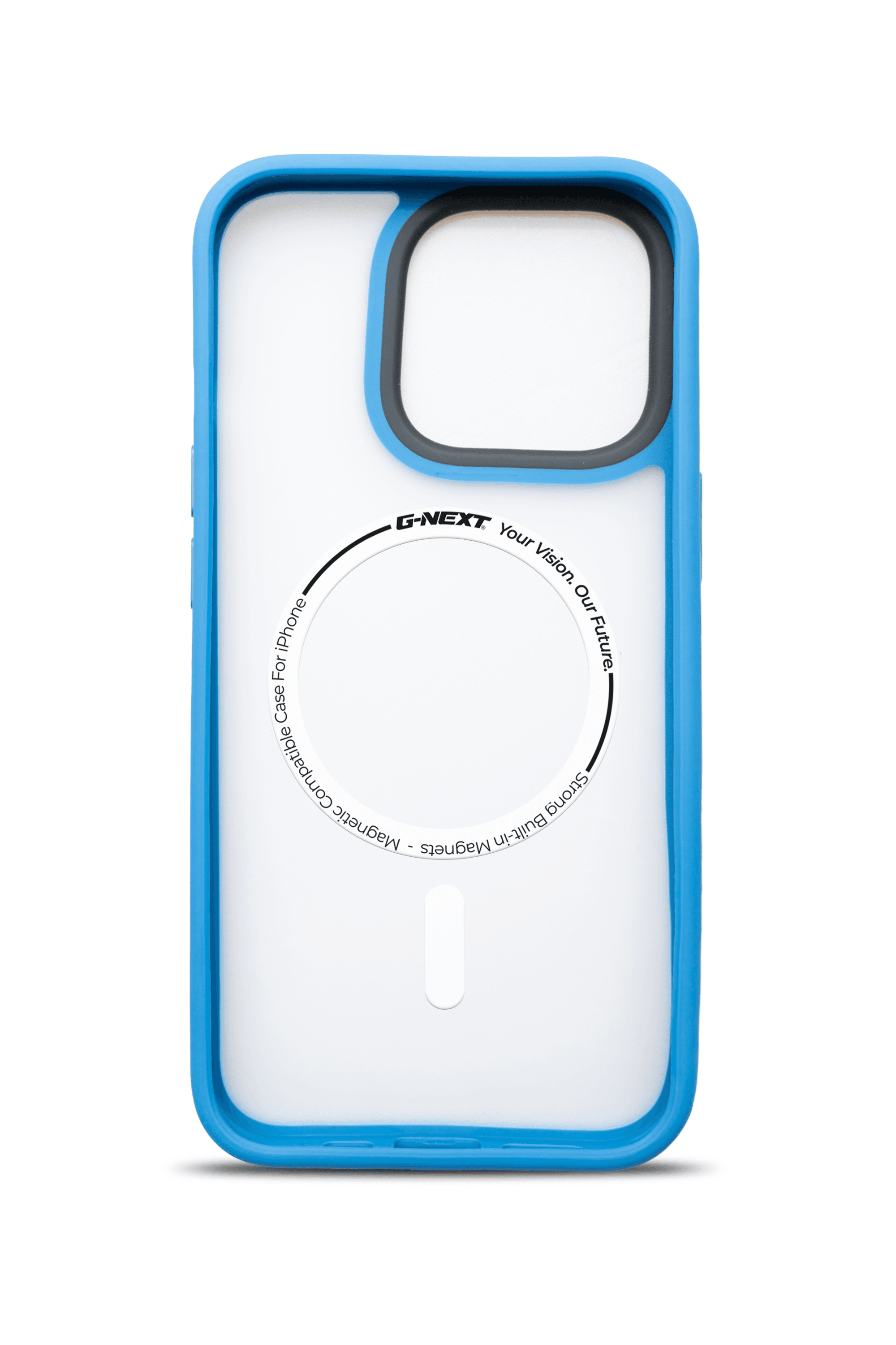 G-NEXT Apple iPhone 14 Pro Max Uyumlu Magsafe Şarj Özellikli BOLD Anti-Shock Kılıf - Bulut Mavi