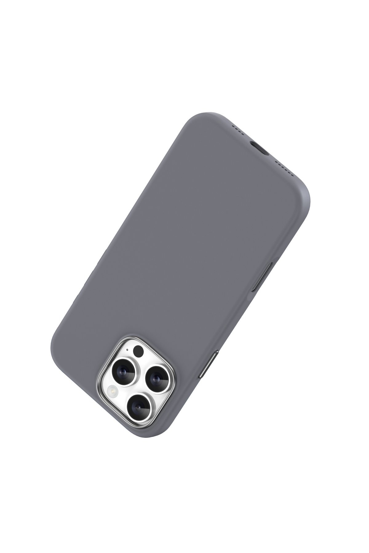 Keephone iPhone 16 Rosana Silikon Kılıf - Natural Titanyum