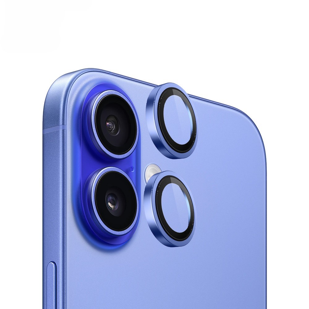 Blueo 16/16  Plus Mavi Metal Frame Aplikatörlü Lens Koruyucu
