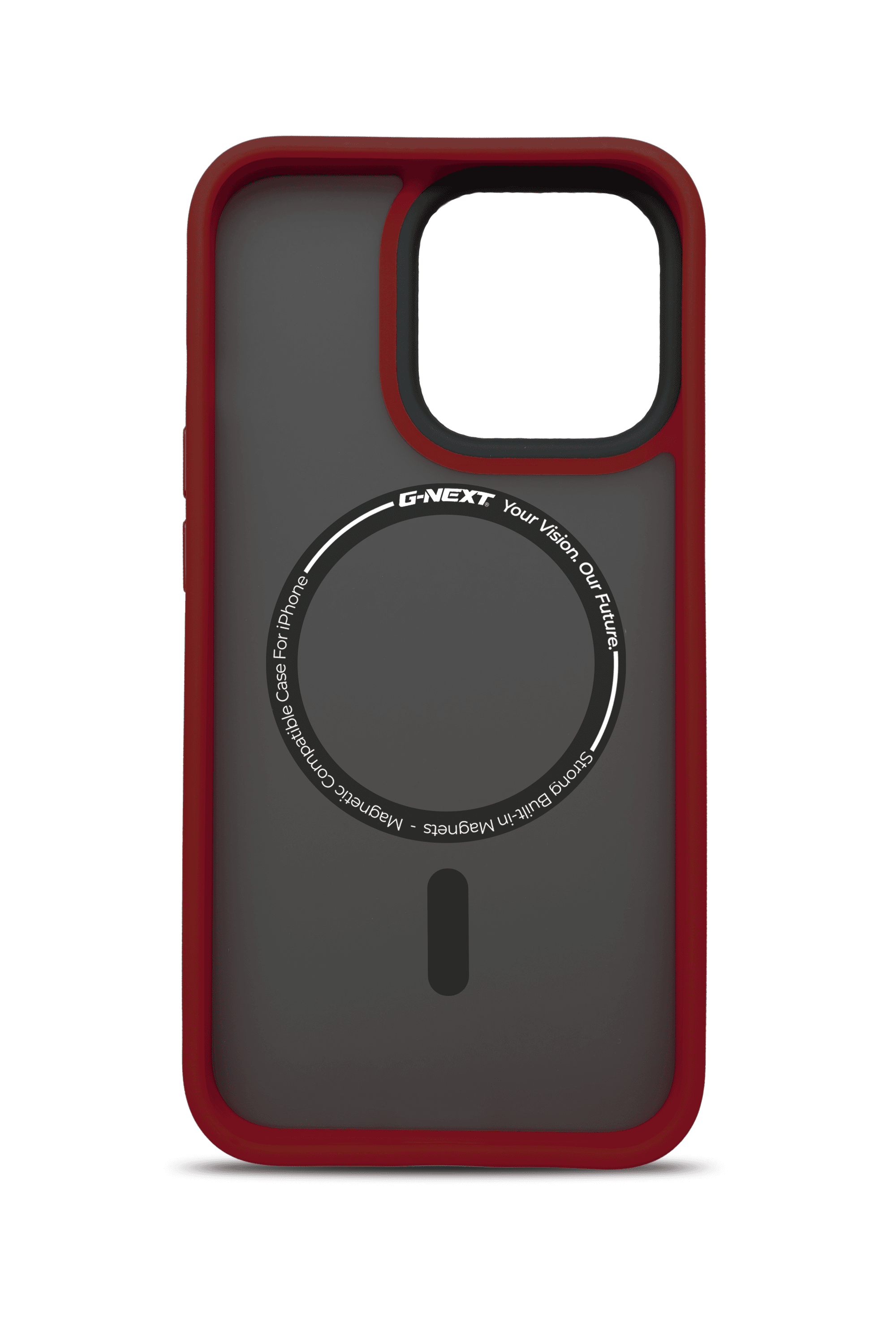 G-NEXT Apple iPhone 14 Pro Max Uyumlu Magsafe Şarj Özellikli BOLD Anti-Shock Kılıf - Wine