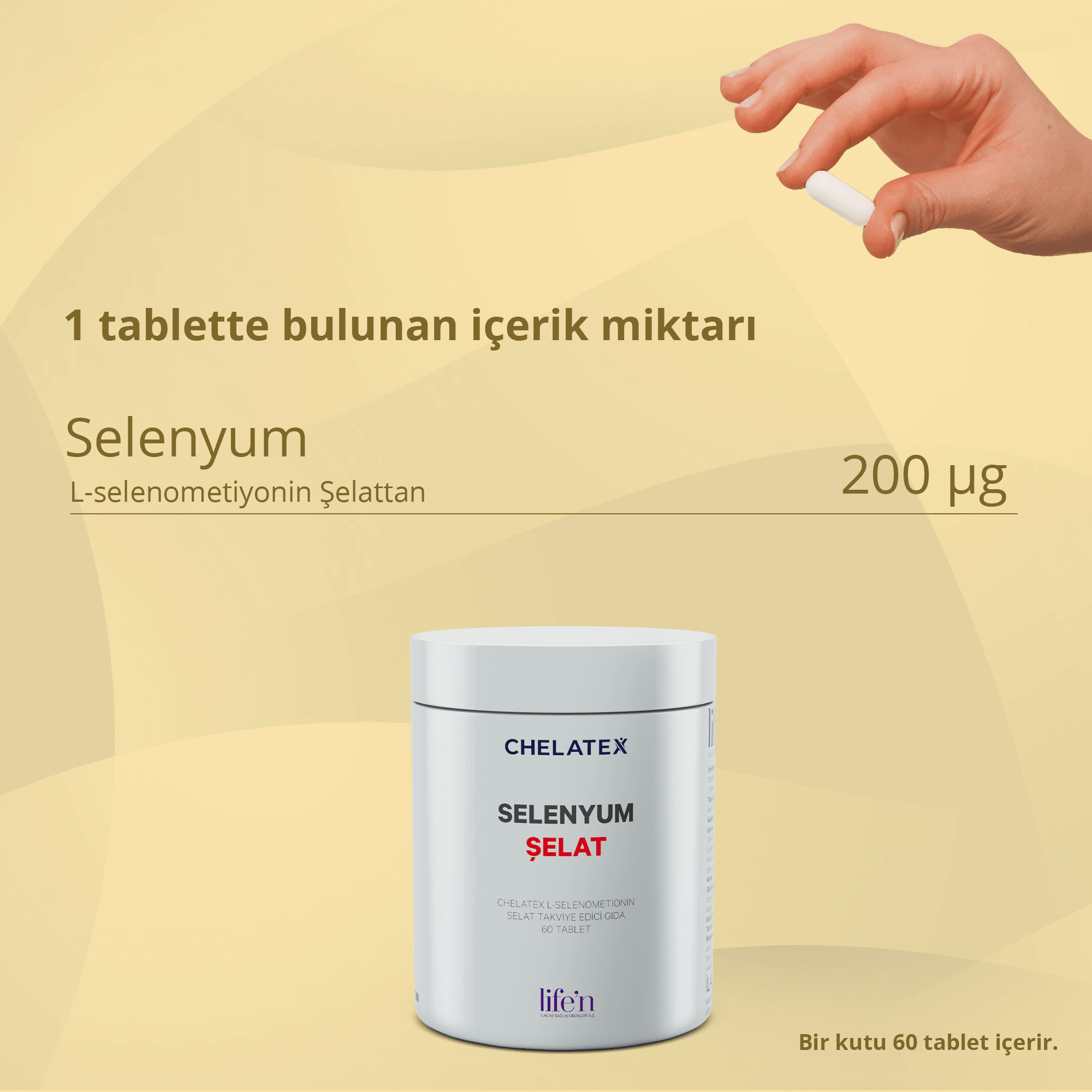 Selenyum Şelat 60 Tablet