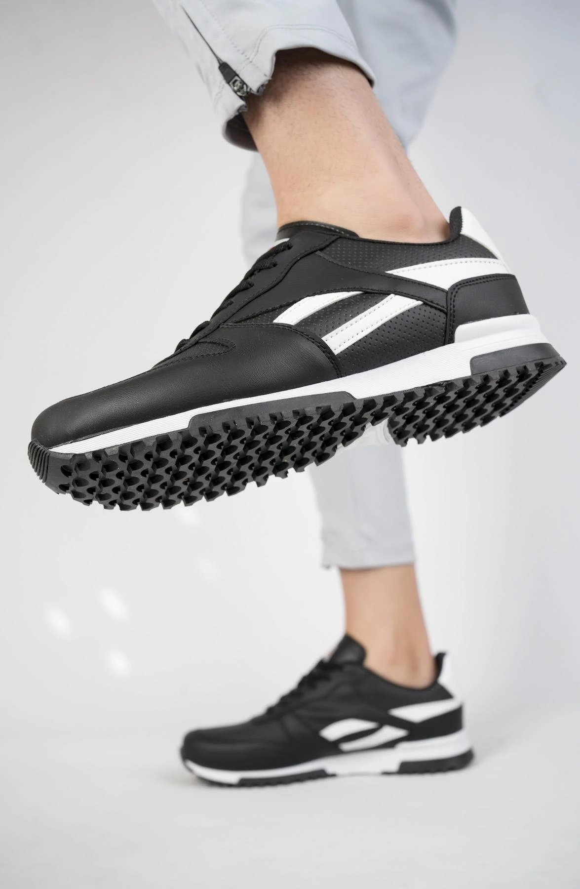 Muggo  BLAKE Unisex Ortopedik Günlük Garantili Yürüyüş Koşu Sneaker Spor Ayakkabı