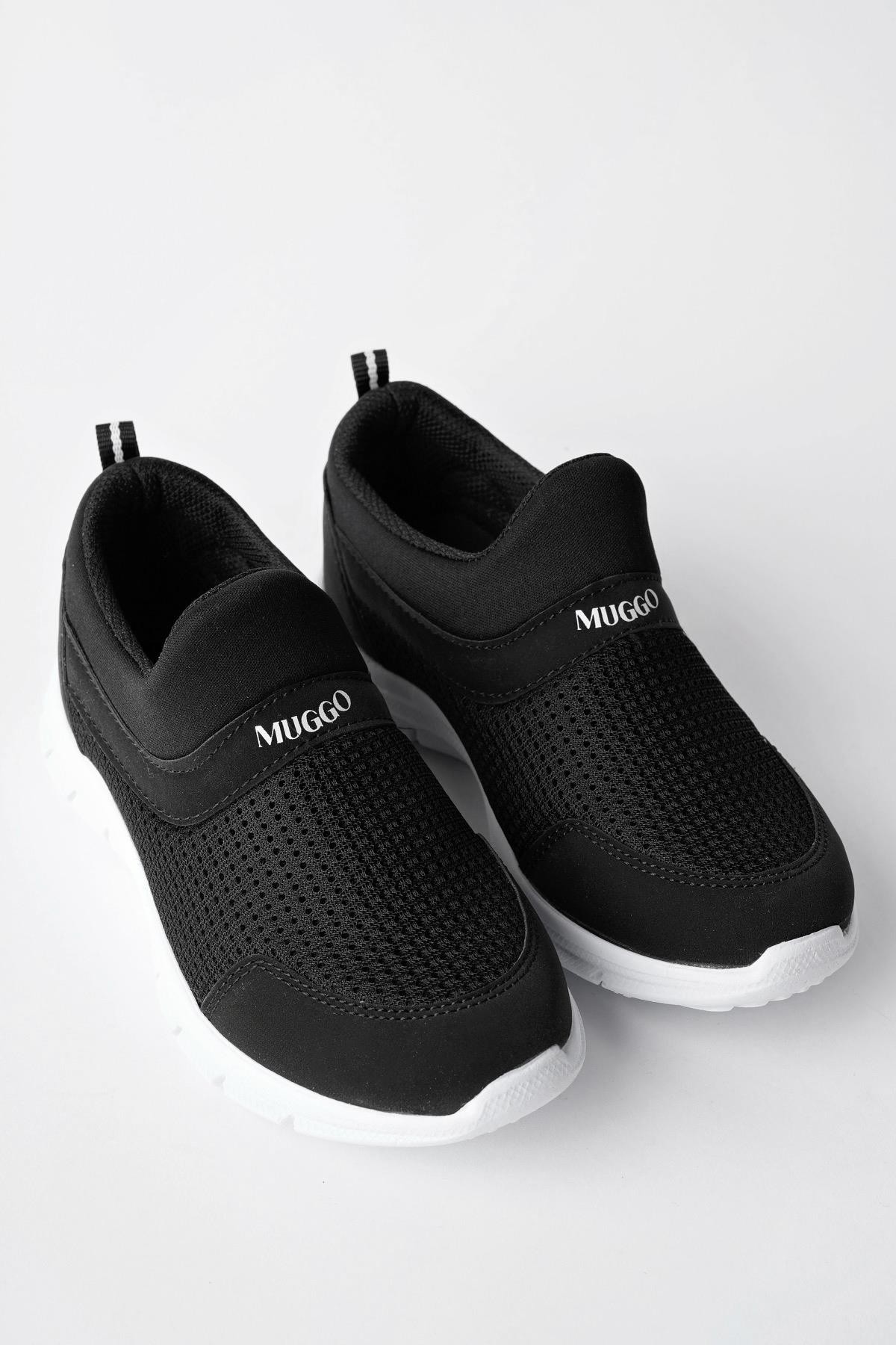 Muggo PİCO Garantili  Unisex Çocuk Bağcıksız Rahat Esnek Günlük Sneaker Spor Ayakkabı