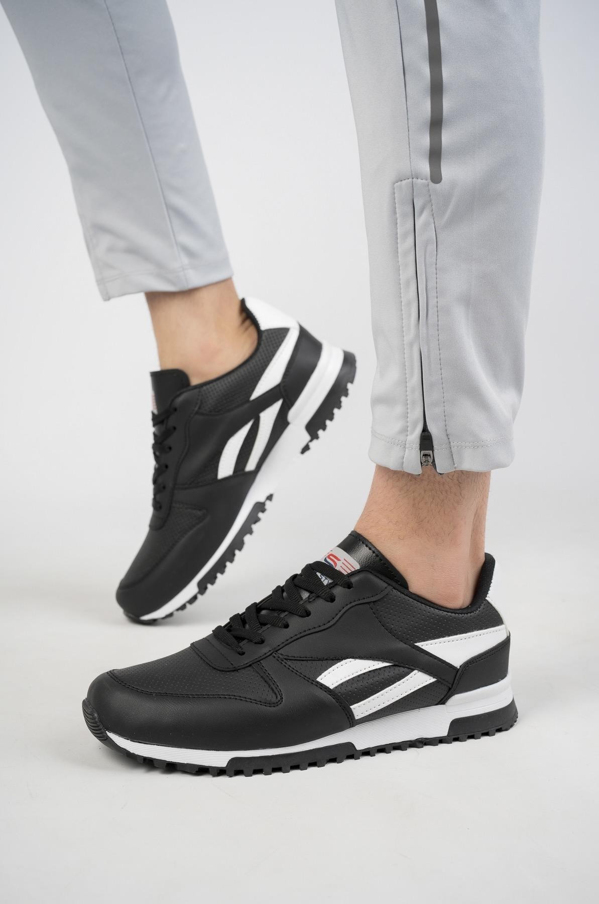 Muggo  BLAKE Unisex Ortopedik Günlük Garantili Yürüyüş Koşu Sneaker Spor Ayakkabı