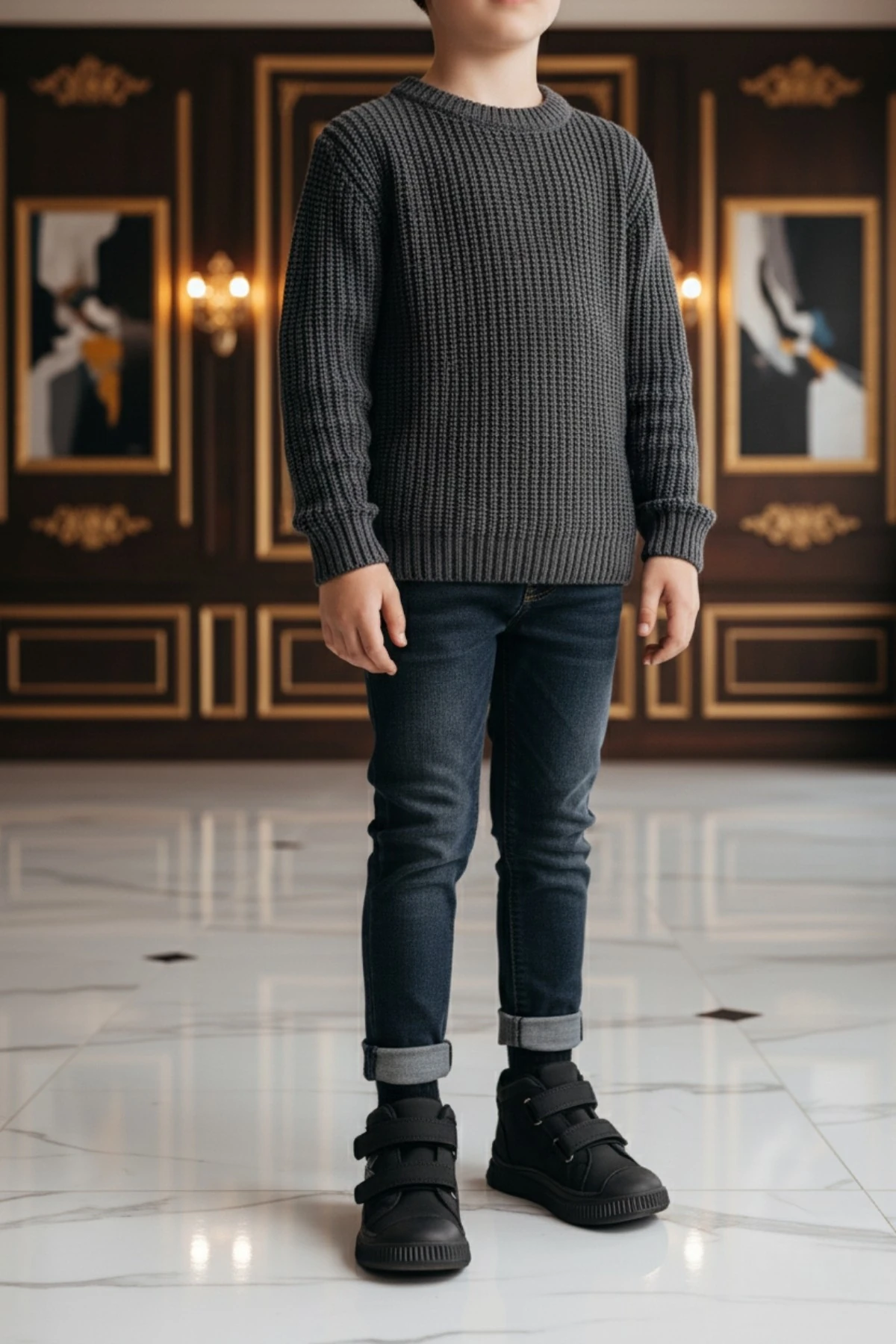 Muggo NEMO Çift Cırtlı Unısex Çocuk Bot