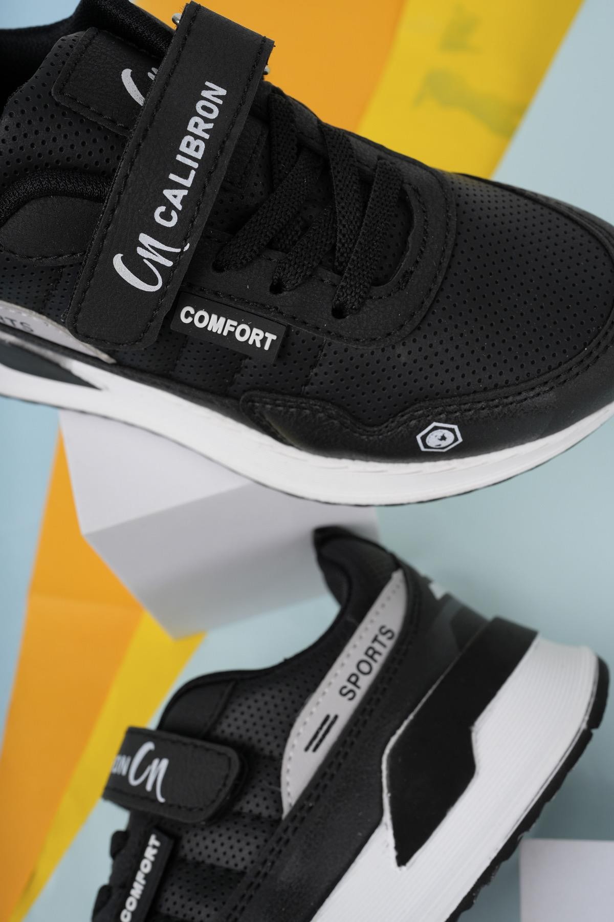 Muggo Porky Unisex Çocuk Garantili Bağcıklı Rahat Sneaker Spor Ayakkabı