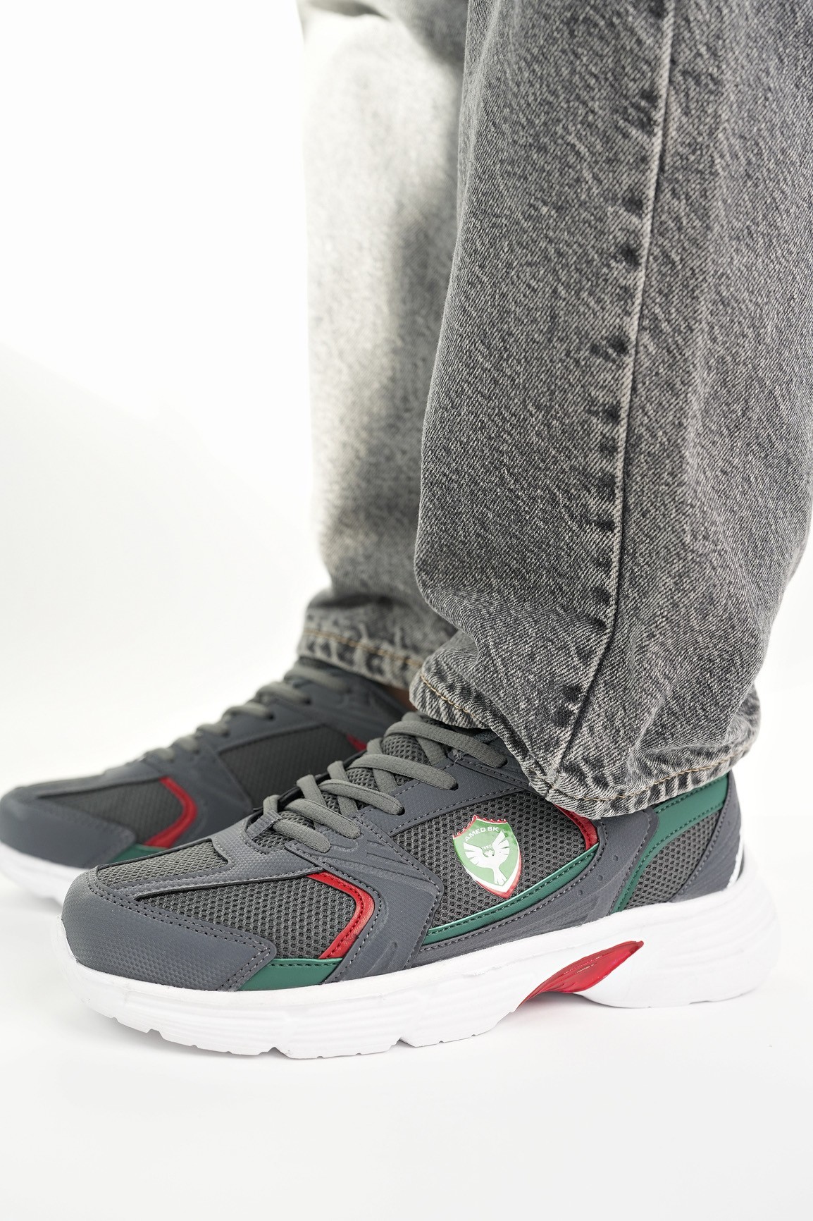 Amed Spor BRAİN Unisex Ortopedik Günlük Bağcıklı Sneaker Spor Ayakkabı