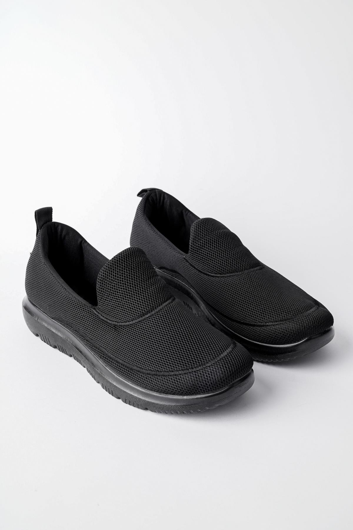 Muggo ZAC Garantili Erkek Ortopedik Bağcıksız Nefes Alabilen Hafif Yürüyüş Sneaker Spor Ayakkabı