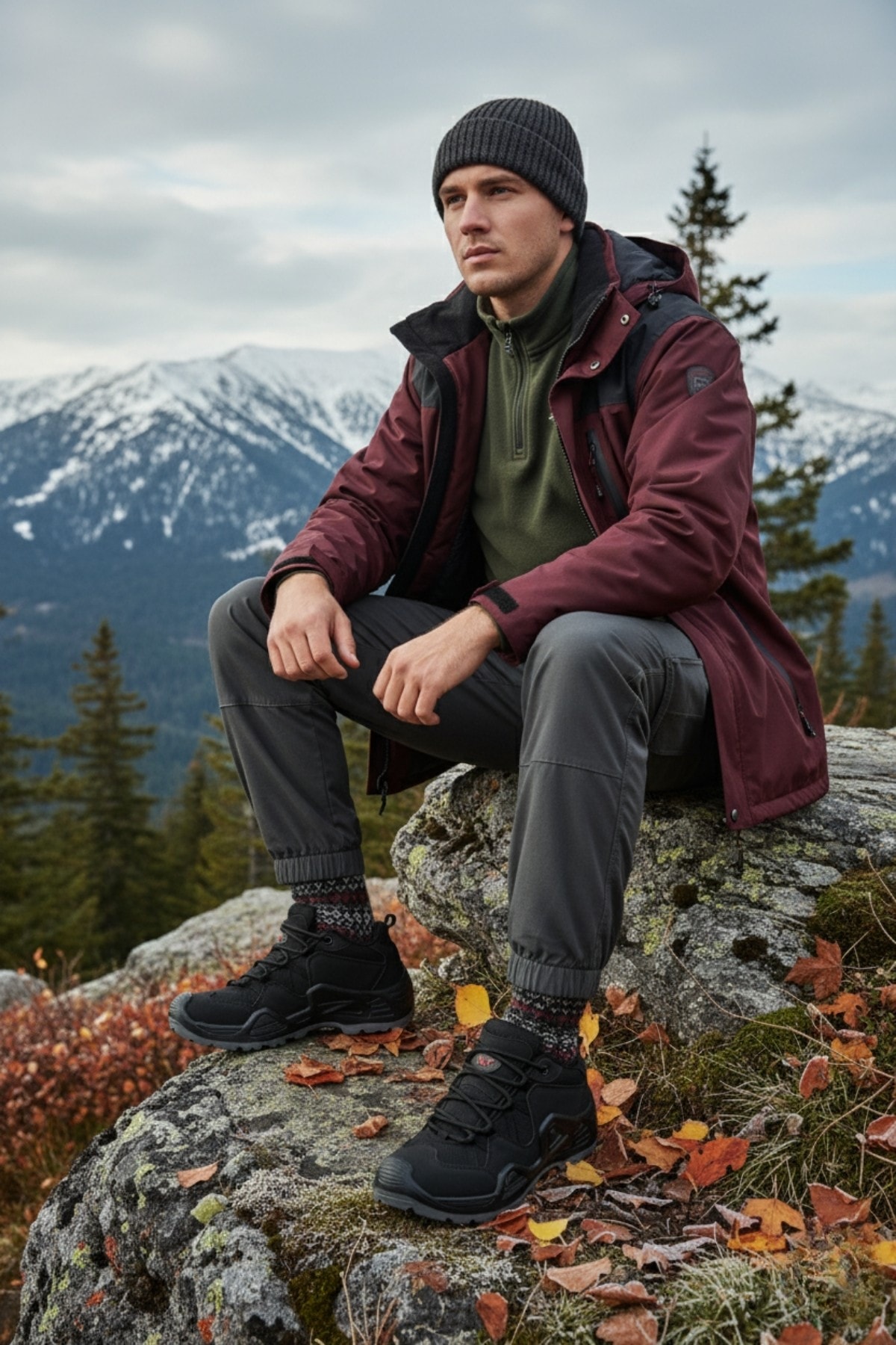 Muggo PİONEER Bağcıklı Trekking ve Günlük Outdoor Erkek Ayakkabı