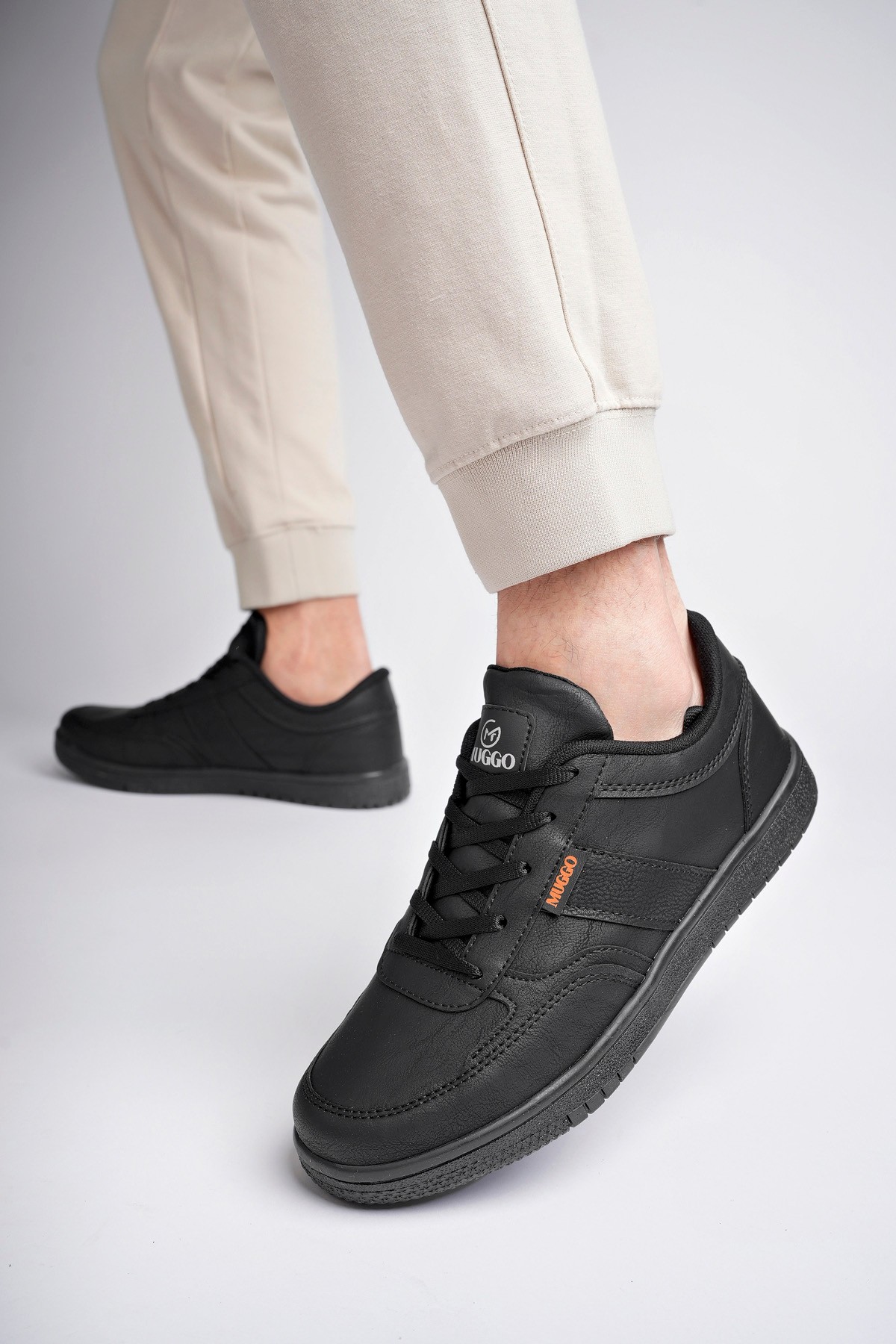 Muggo JOEL Garantili Erkek Günlük Casual Bağcıklı Sneaker Spor Ayakkabı